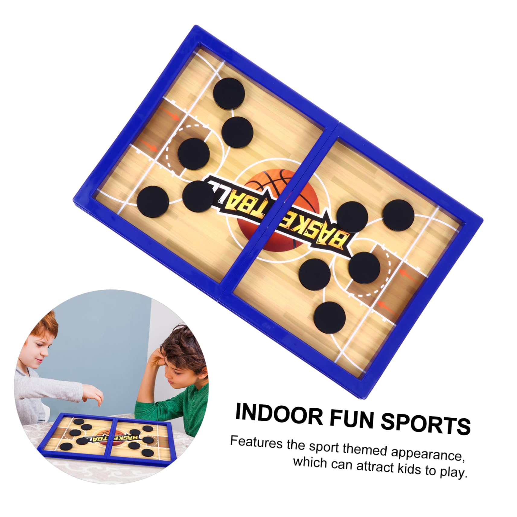 OHPHCALL Tabletop Catapult Chess Game - Fun Desktop Hockey & Board Game Toy Set for Kids & Adults (Red Plastic) - Perfect for Family Game Nights, Office Breaks & Indoor Parties