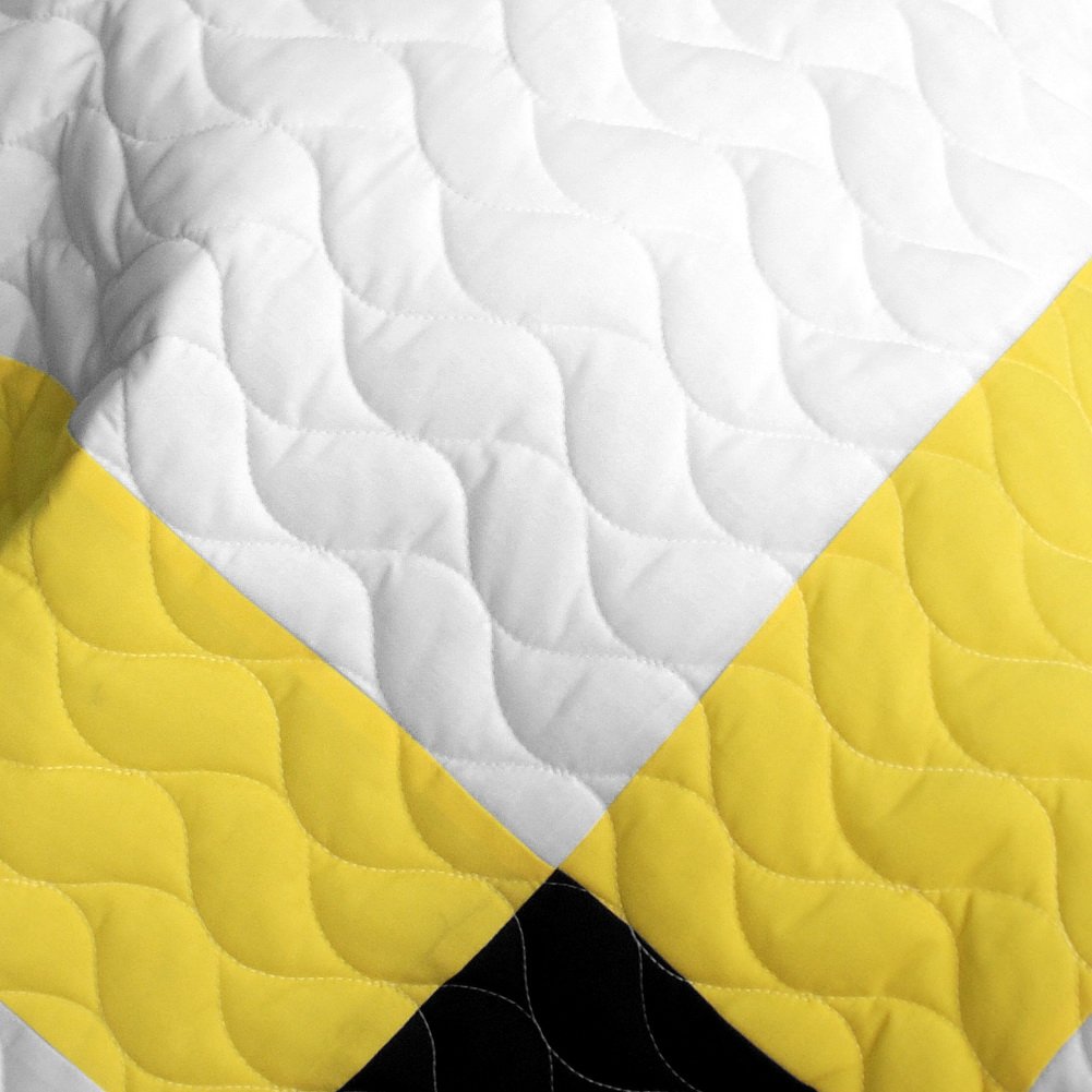 Fresh Field 3-Piece Vermicelli Quilted Patchwork Bedding Set - Full/Queen Size | Soft & Cozy for All Seasons, Perfect for Bedroom Decor