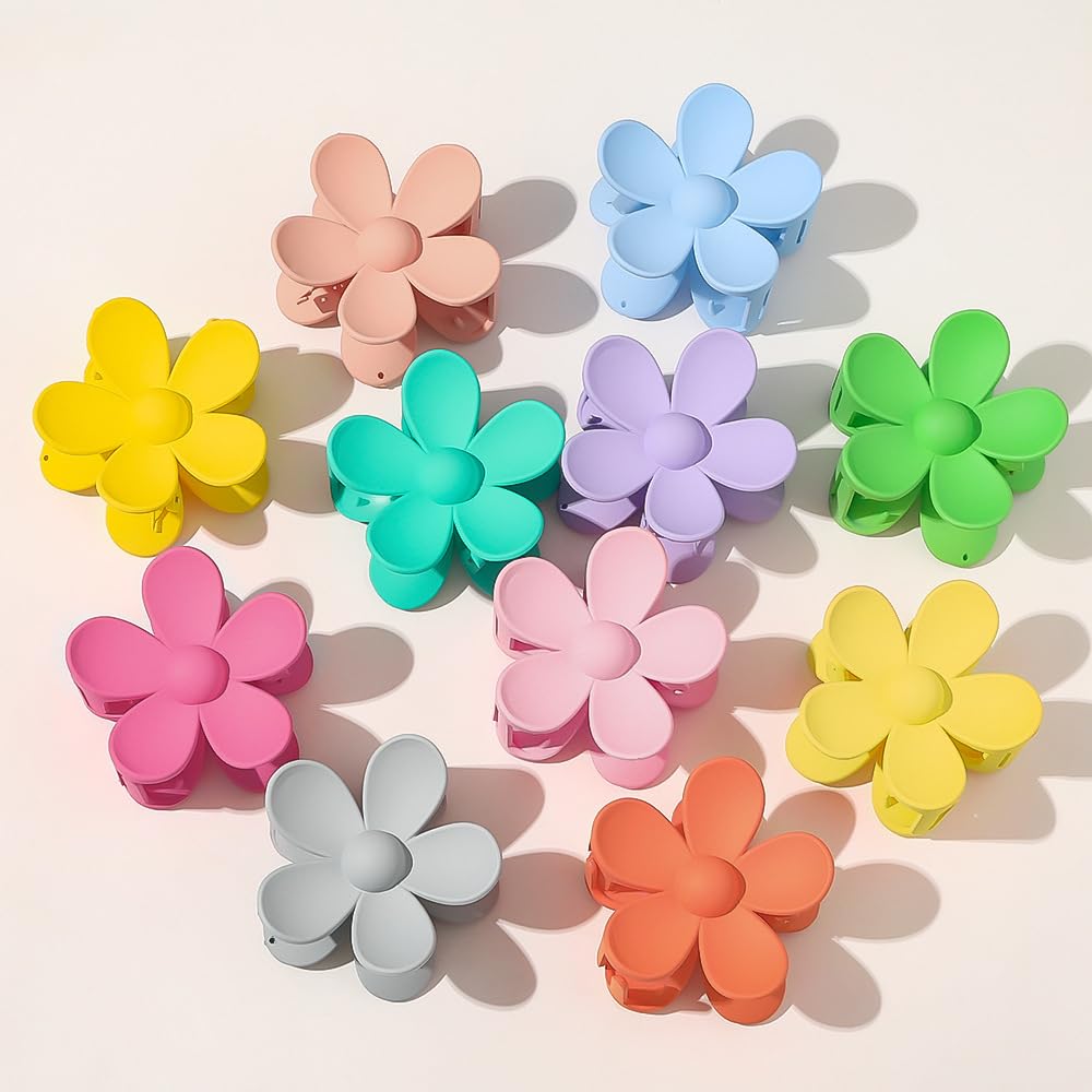1 x Women's Floral Hair Clips - Non-Slip Plastic Hair Claws for Women & Girls - Hair Accessories for Daily Wear & Coffee Dates - Perfect for Work, School & Special Occasions