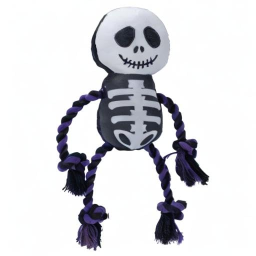 UNISE Halloween Squeaky Dog Toys - Plush Chew Toys for Puppies & Dogs - Fun for Boredom & Teething Relief