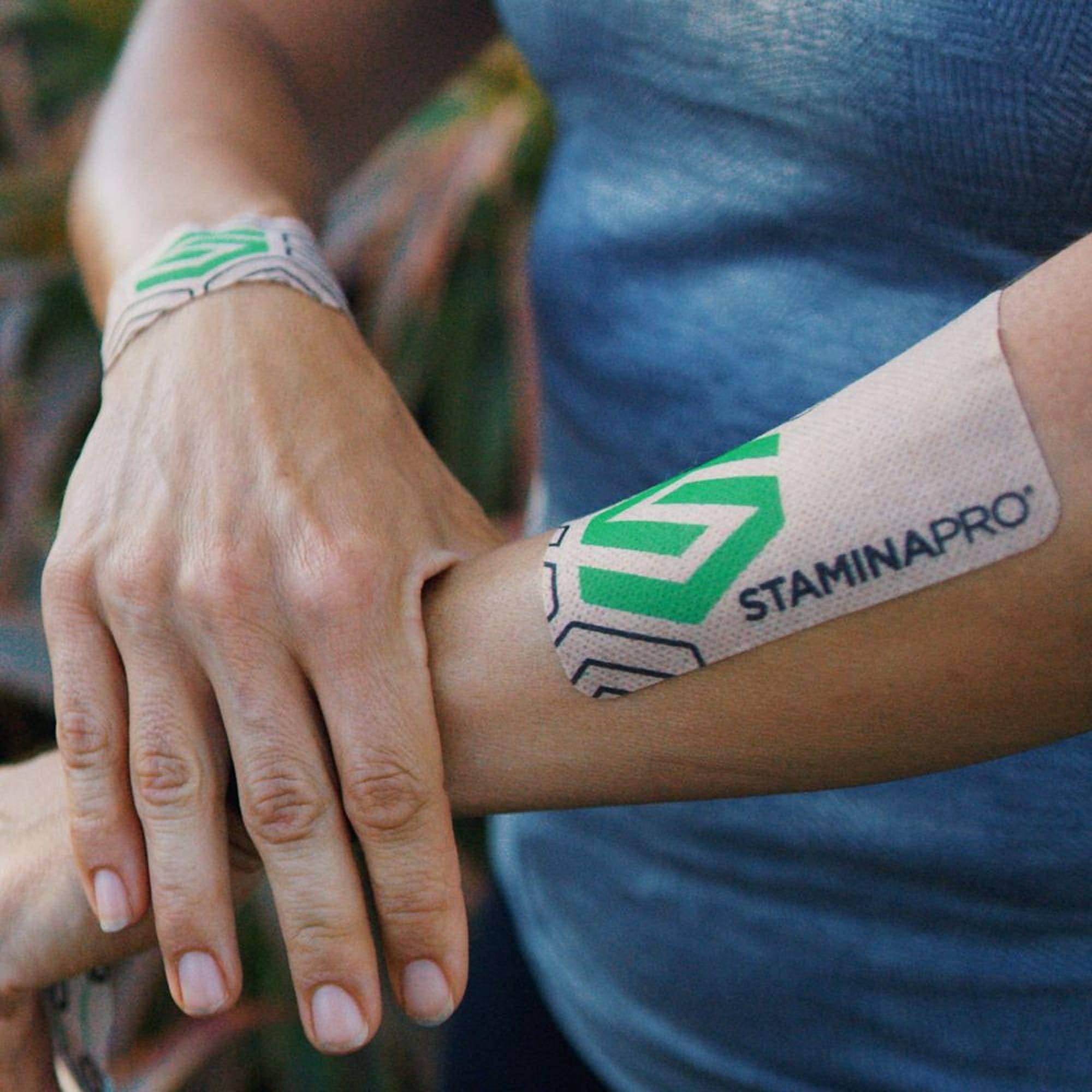12 STAMINAPRO Electroceutical Patches for Muscle Recovery - Relieve Soreness, Strain, Fatigue & Tightness - Pain Relief for Athletes, Gym Workouts & Post-Surgery Recovery