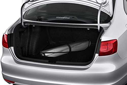 Coverking Custom Sunshade for Smart Fortwo - Reflective Mylar Foam Car Sun Shade (Silver) | UV Protection & Heat Reduction for Smart Car Parking