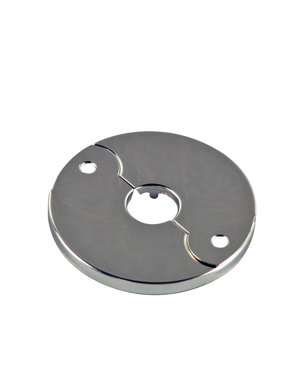 Danco 81211 3/8 Inch Chrome Iron Pipe Split Flange - Durable Household Plumbing Fitting for Faucet, Sink, and Toilet Installations