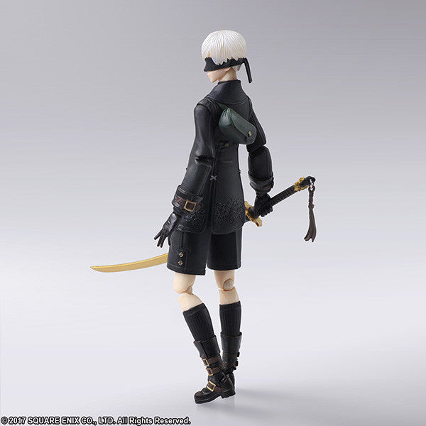 Bring Arts Nier Automata 9S Action Figure - Square Enix Collectible Model for Anime & Gaming Fans | Perfect for Display, Cosplay, and Gift Giving
