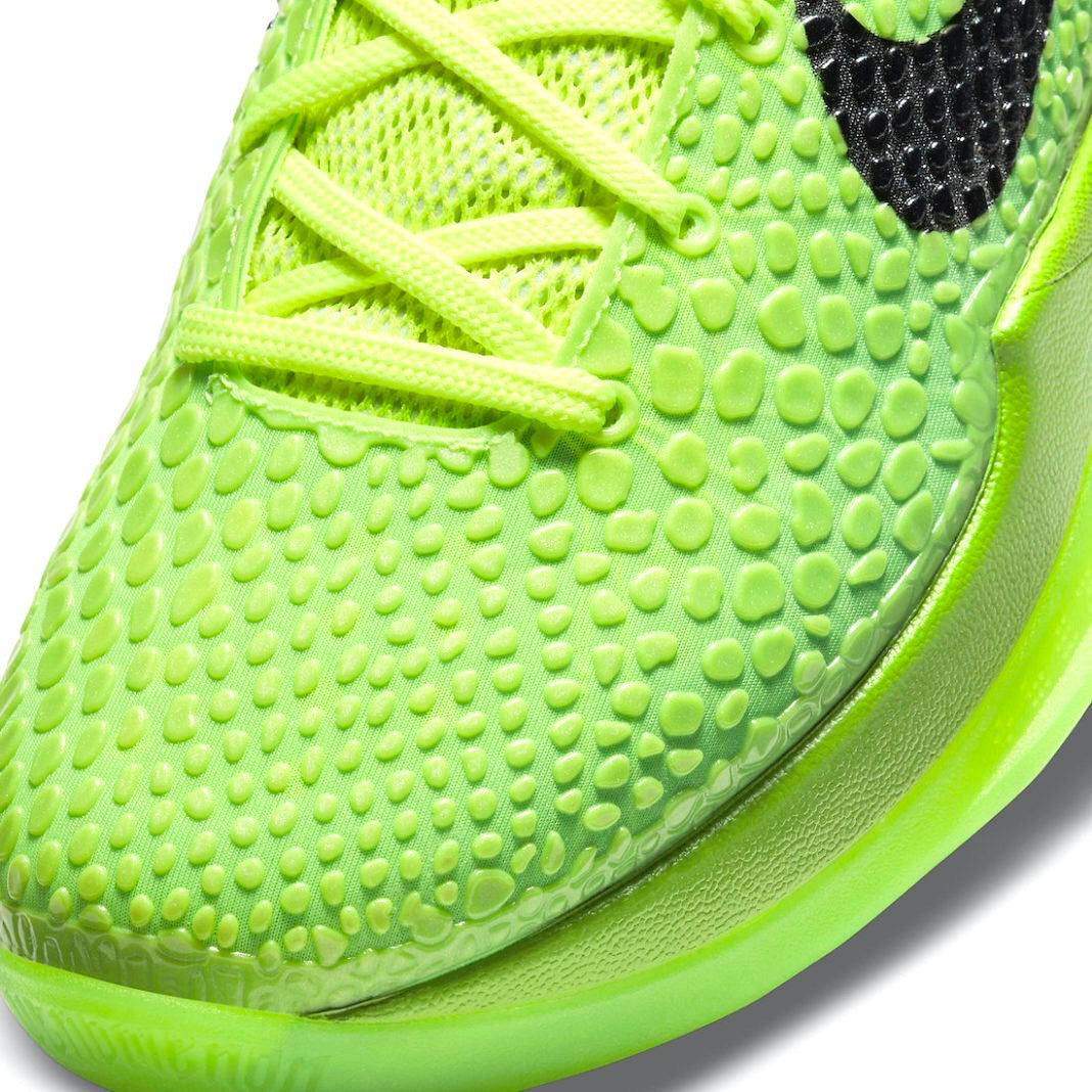 Nike Kobe 6 Protro Grinch Basketball Shoes - Green Apple/Volt/Crimson/Black - Includes Storyteller Collection Books | Perfect for NBA Games, Streetwear & Sneaker Collectors