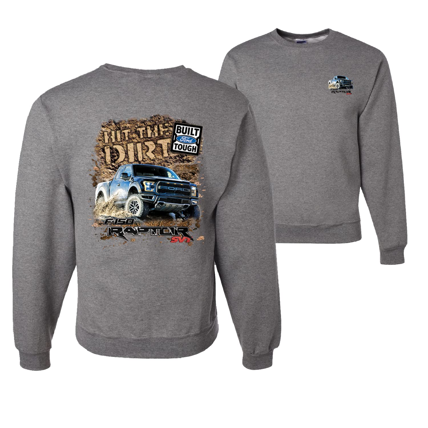 Ford Raptor Off-Road Graphic Unisex Crewneck Sweatshirt - Built Tough for Adventure | Perfect for Off-Roading, Car Enthusiasts & Truck Lovers