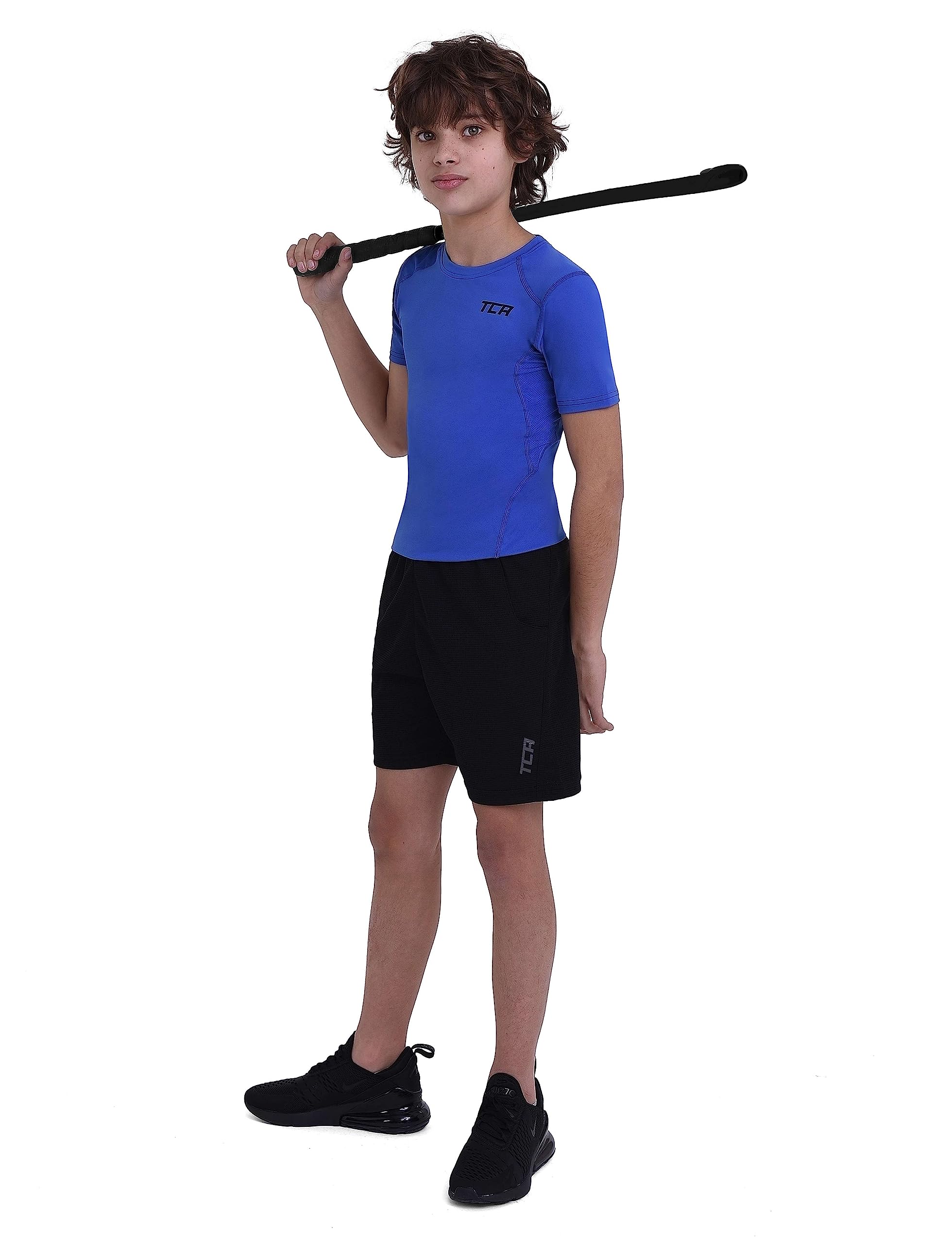 TCA Boys' Athletic Shorts - Breathable Gym & Running Shorts with Pockets for Active Kids - Perfect for Sports, Workouts, and Outdoor Play