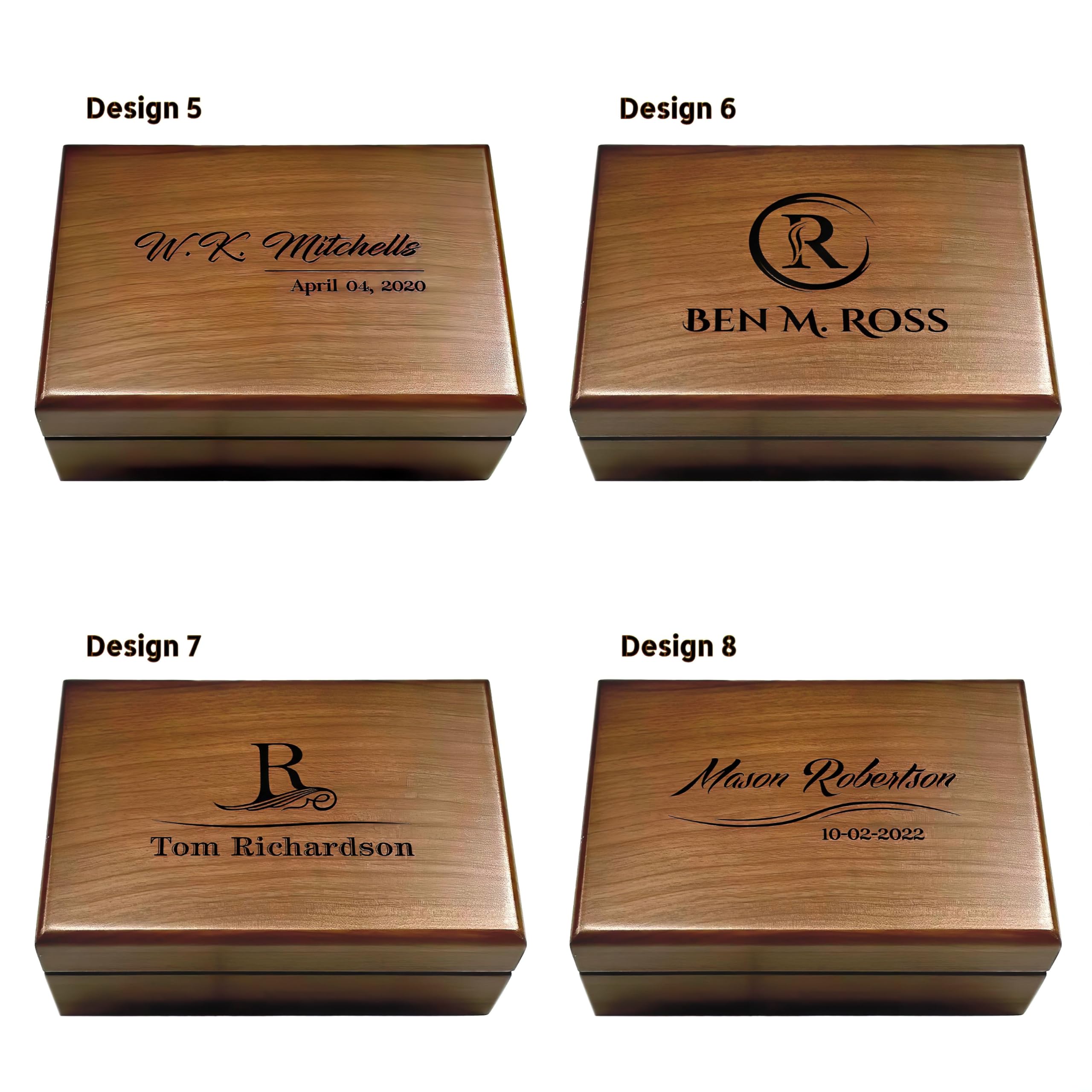Personalized Retirement Gift Box for Men - Engraved Wooden Keepsake Box for Him - Perfect Retirement Gift Idea for Dad, Husband, or Coworker - Great for Office, Home, or Special Occasions