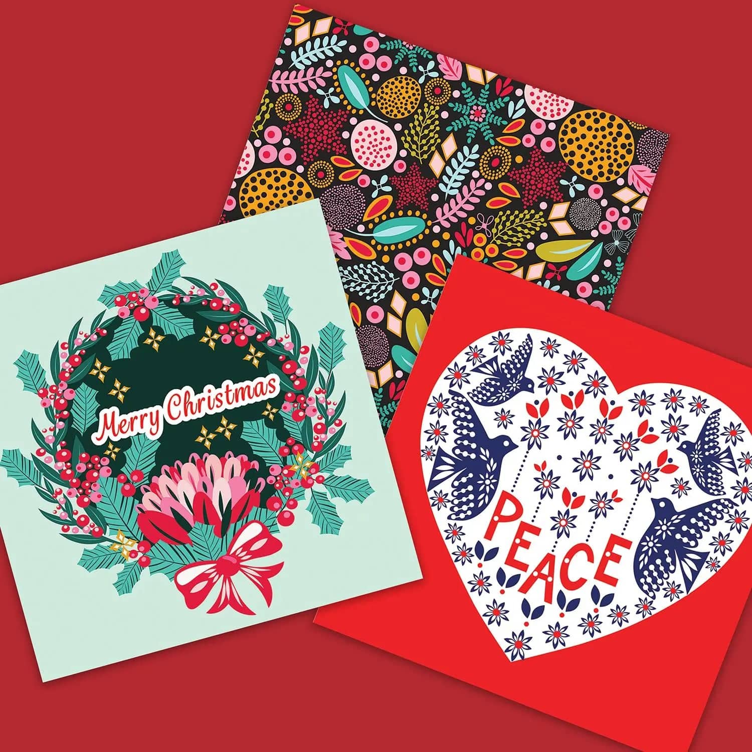 Premium Australian Christmas Cards - Handmade Holiday Greeting Cards for Festive Season - Perfect for Gifts, Decorations & Sending Holiday Wishes