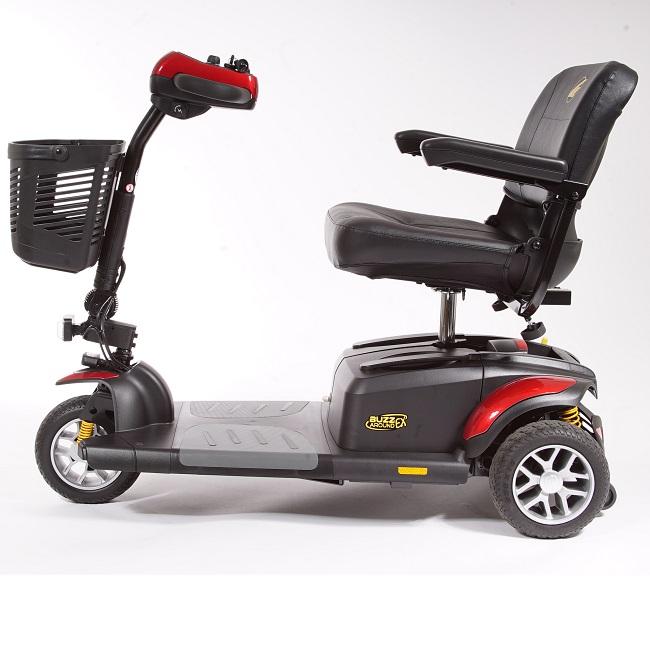 Golden Technologies BuzzAround EX Extreme 3 Wheel Mobility Scooter for Adults - Lightweight & Portable Electric Scooter for Indoor/Outdoor Use, Shopping, Travel & Daily Commuting