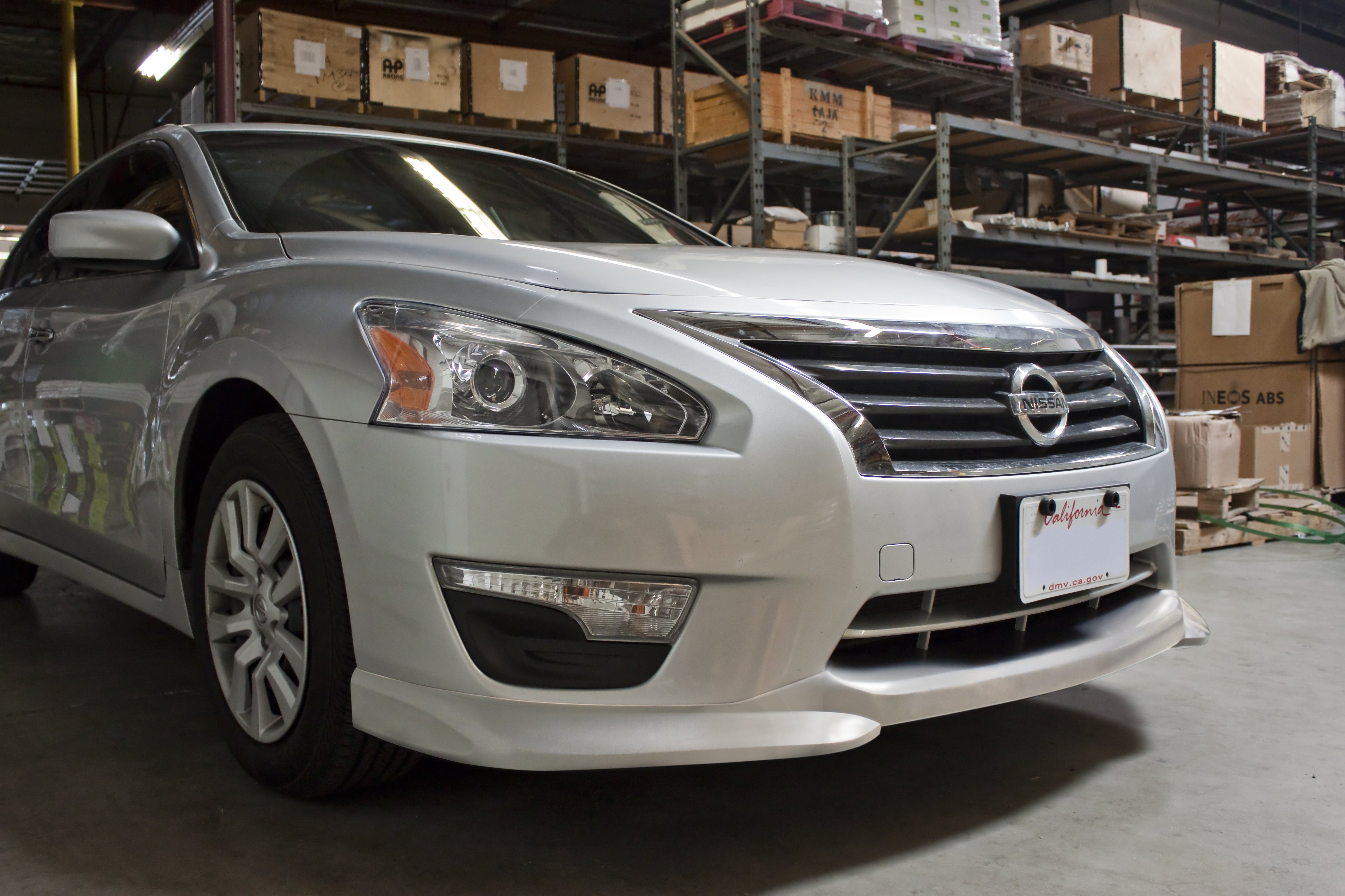 2013-2015 Nissan Altima Front Bumper Lip Spoiler - KB13142 - Enhance Your Car's Sporty Look for Street Racing & Car Shows