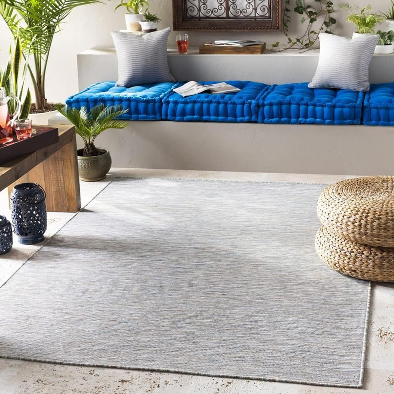 Mark&Day 7x9 Avril Modern Camel Indoor/Outdoor Area Rug - Brown/Beige Soft Carpet for Living Room, Bedroom, Kitchen - 6'7