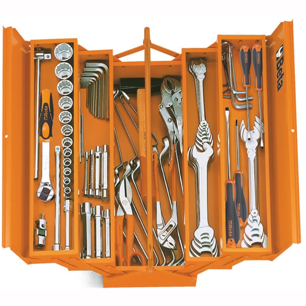 Beta C20L Five-Section Cantilever Metal Tool Box - 22