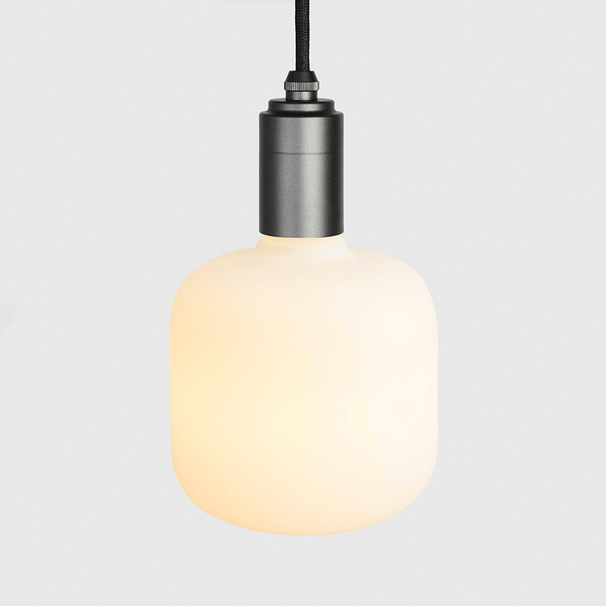 Oblo Pendant Light in Graphite - Modern Hanging Ceiling Lamp for Kitchen, Dining Room & Bedroom Lighting