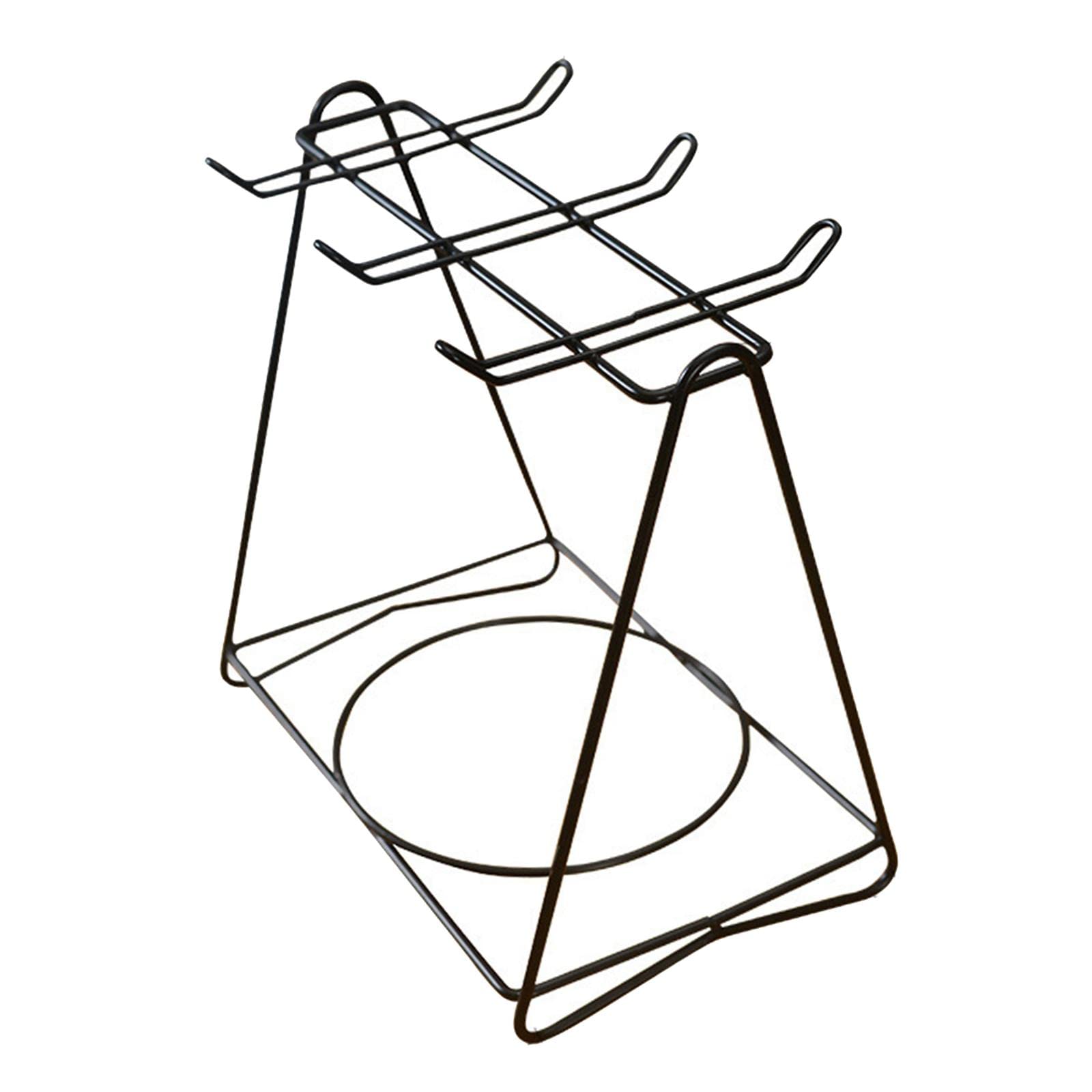 Gazechimp 6-Hook Cup Holder Storage Rack - Hanging Organizer for Wine Bottles, Dishes & Kitchen Tools | Perfect for Cabinet, Tabletop & Countertop Organization