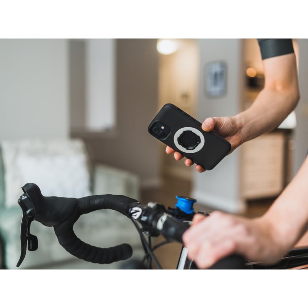 Quad Lock Stem/Handlebar Bike Phone Mount Kit with MAG Case for iPhone 16 Pro - Secure Cycling Phone Holder for Road Biking, Mountain Biking & Commuting