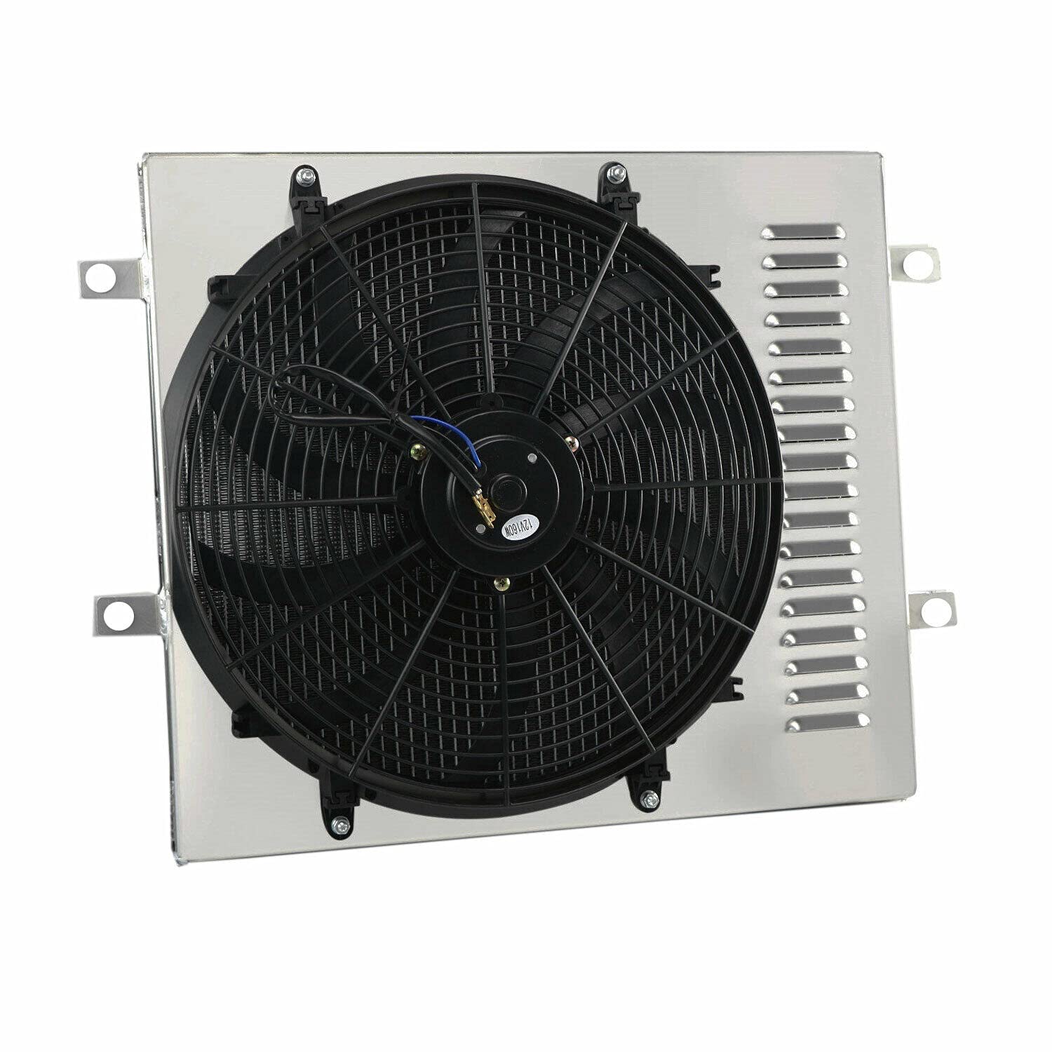 ECMRAD Aluminum Radiator Shroud with 16