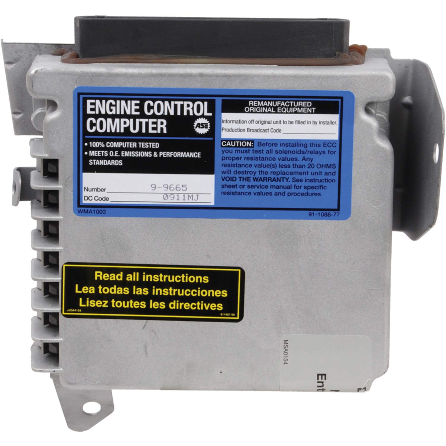 Cardone 79-4154 Remanufactured Chrysler PCM (Powertrain Control Module) - Engine Computer for Dodge Ram 1500 2500 3500, Jeep Grand Cherokee - Perfect for Engine Performance & Fuel Efficiency Optimization