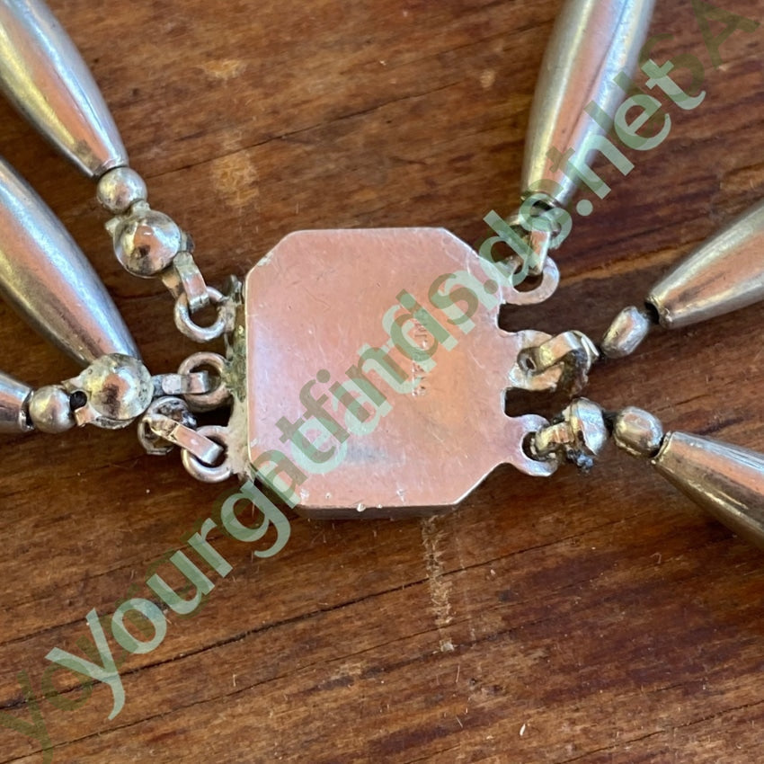 Sterling Silver Beaded Charm Necklace - Southwestern Style Handmade Jewelry for Women | Perfect for Boho Fashion, Gift Giving & Special Occasions