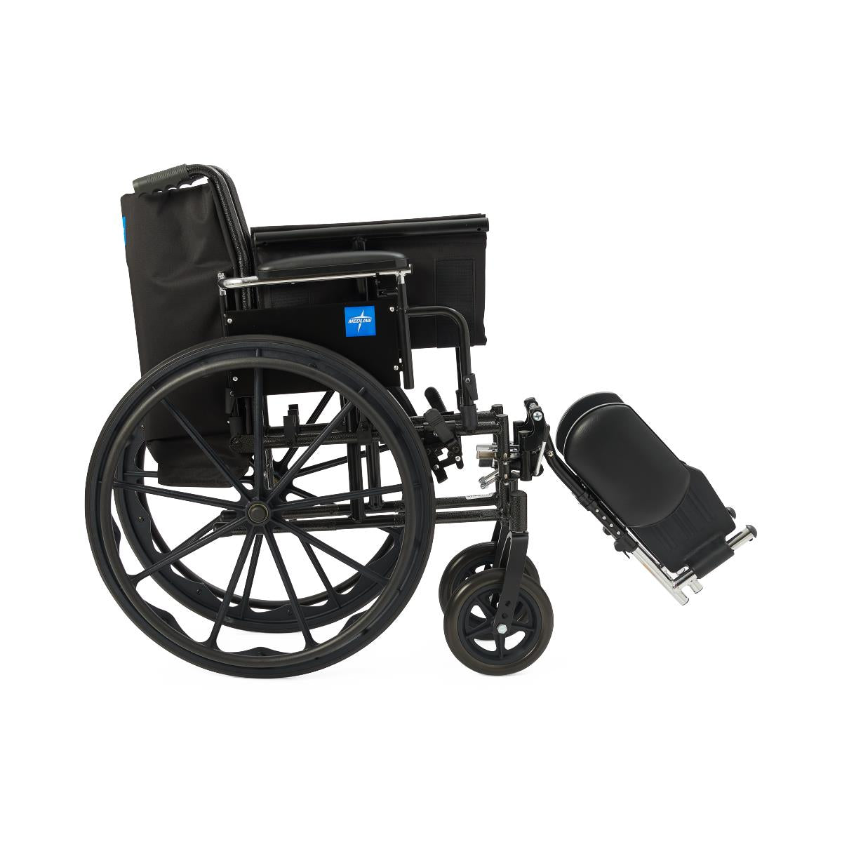 K3 Guardian Lightweight Wheelchair with Durable Nylon Upholstery - 35LB Capacity - Ideal for Indoor/Outdoor Mobility & Daily Use