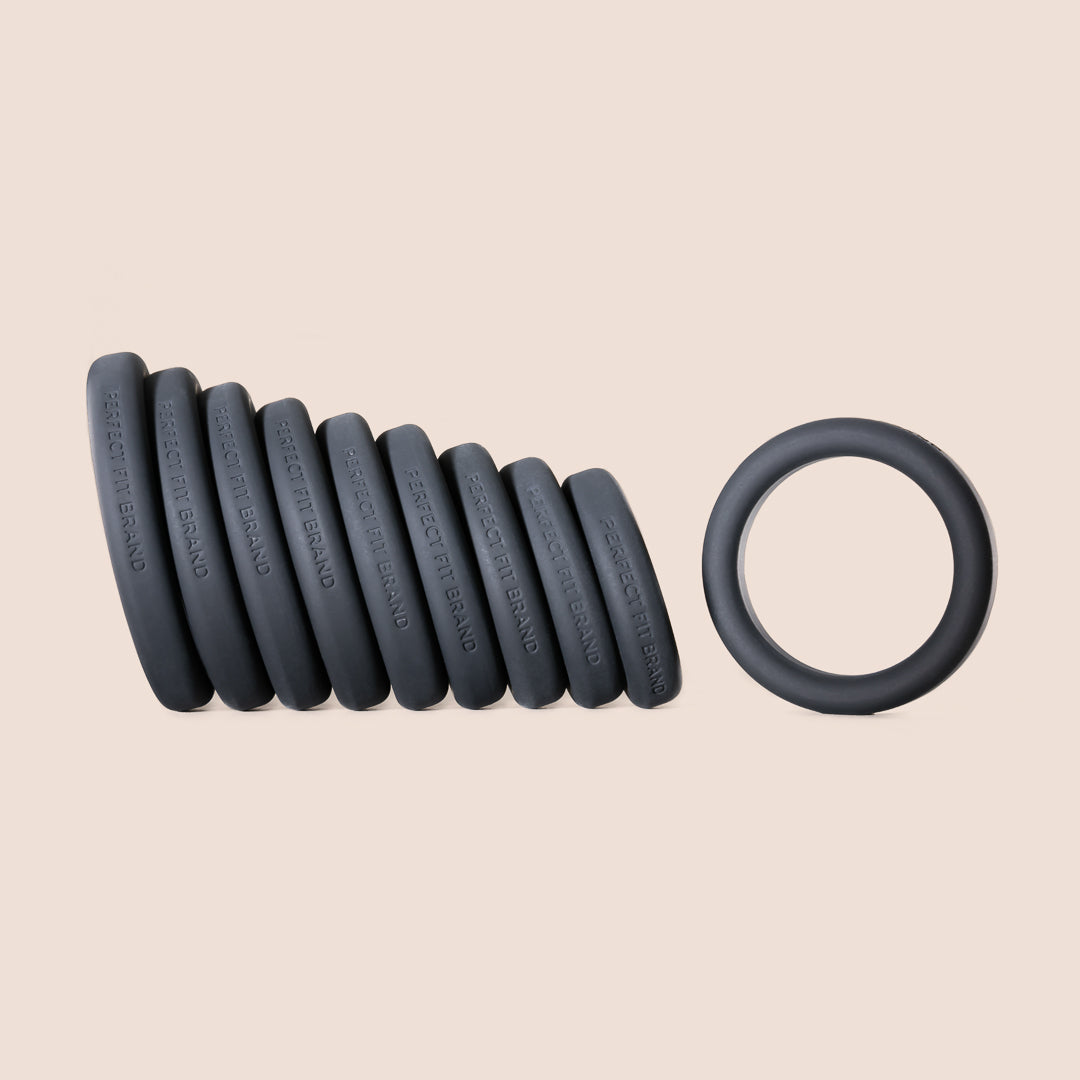 Premium Silicone Cock Ring Set - Stretchy & Comfortable Penis Rings for Enhanced Pleasure - Perfect Fit Play Zone Kit for Couples & Solo Use