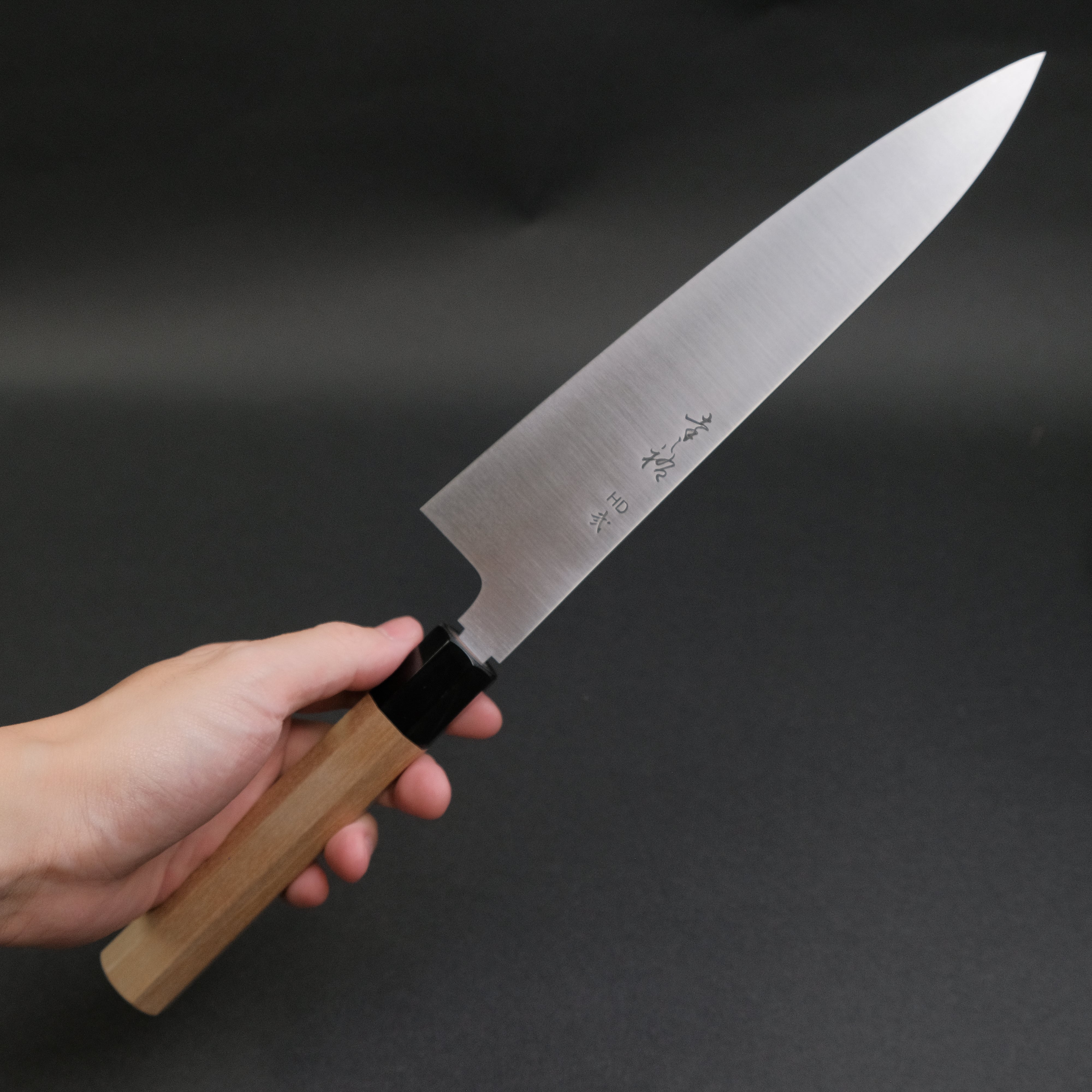 Premium Konosuke HD2 Gyuto 225mm Japanese Chef Knife with Ho Wood Handle - Perfect for Sushi, Meat Slicing & Professional Kitchen Use