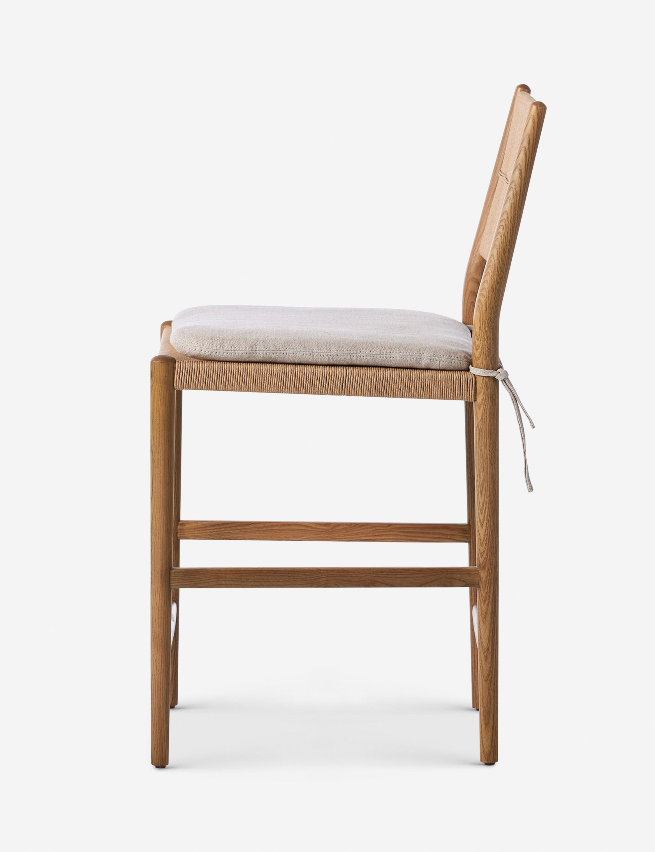 Dara Bar and Counter Stool by Amber Lewis x Four Hands - Modern Kitchen Island & Breakfast Nook Seating for Home Decor