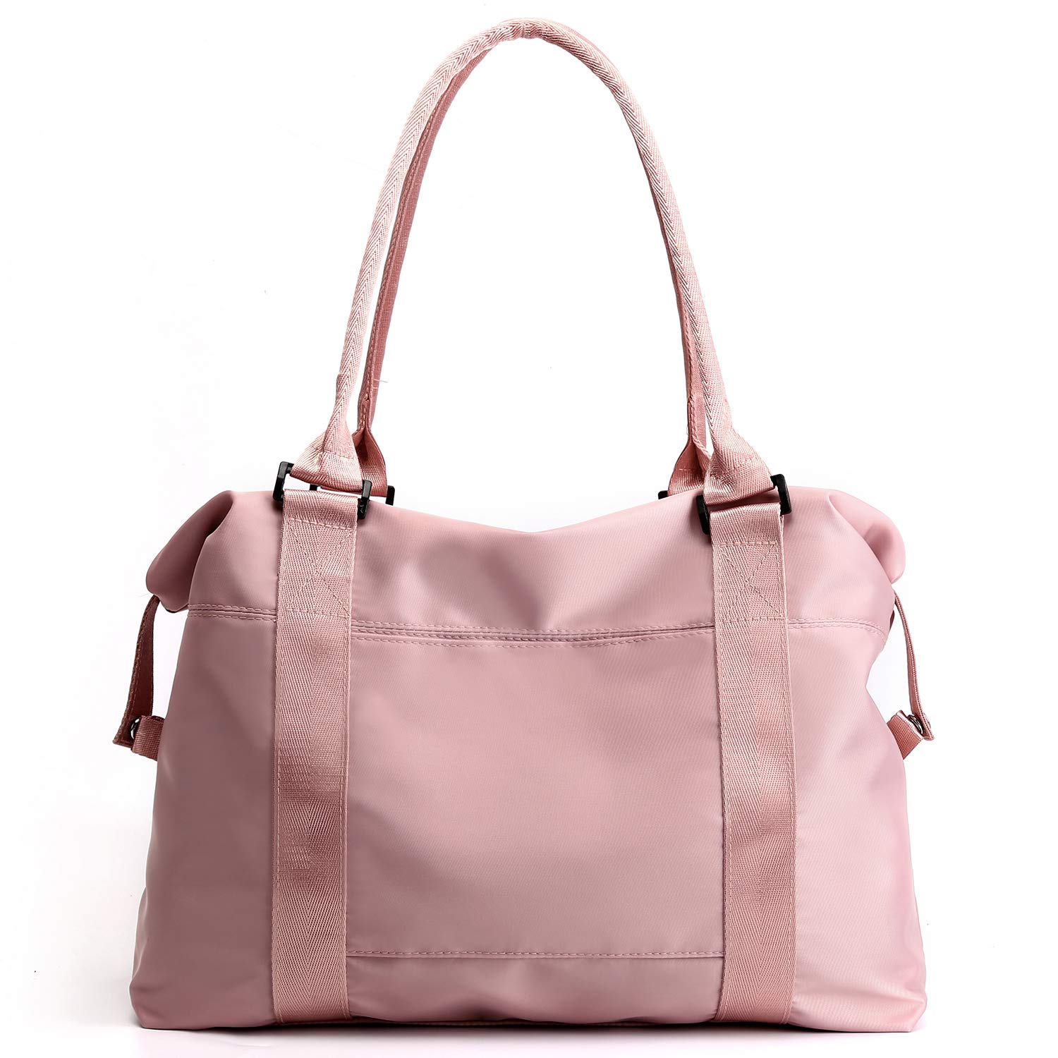 Forestfish Women's Duffle Tote Weekender Bag with Trolley Sleeve - Perfect for Travel, Gym & Weekend Getaways
