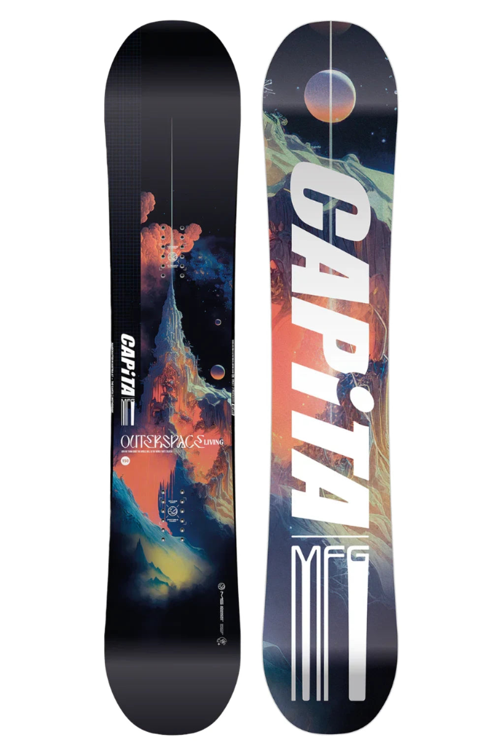 **CAPiTA Outerspace Living Snowboard 2025 – All-Mountain Freestyle Snowboard for Men & Women | Perfect for Park, Powder & Freeriding**    *(Use Cases: Ideal for snowboarders seeking versatility in terrain parks, deep powder runs, and freestyle riding with smooth control and playful performance.)*