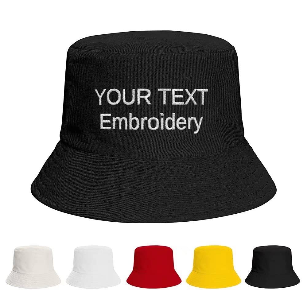 Custom Embroidered Beanie Bucket Hat & Baseball Cap - Personalized Text for Men & Women - Perfect for Sports, Outdoor Activities & Fashion Accessories