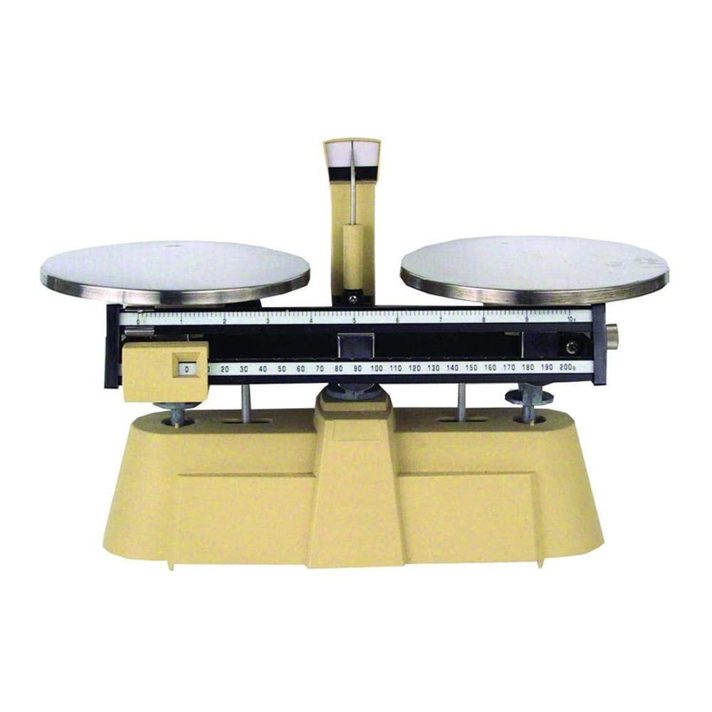 B-400-O Economy Double Pan Balance Scale - 2000g Capacity for Precise Weighing | Ideal for Science Labs, Classrooms & Home Experiments