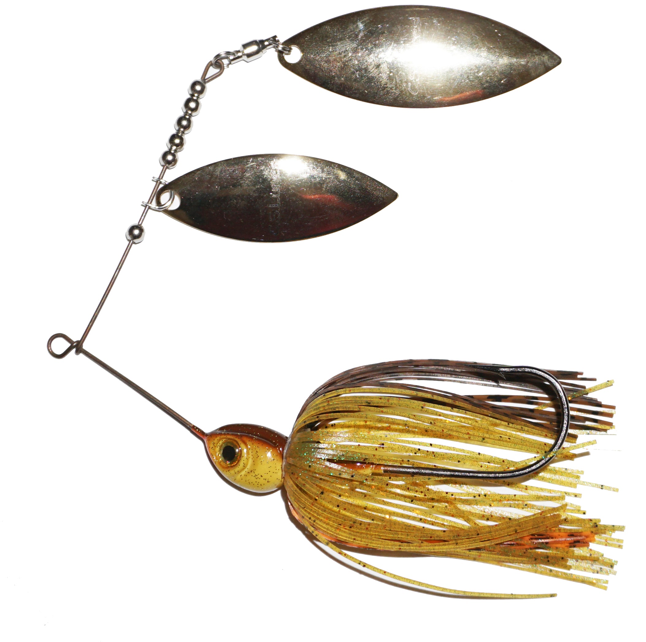C.S. Lures 1/2 oz Spinnerbait Fishing Lure - Bass Fishing Bait for Freshwater & Saltwater - Perfect for Casting, Trolling, and Shore Fishing