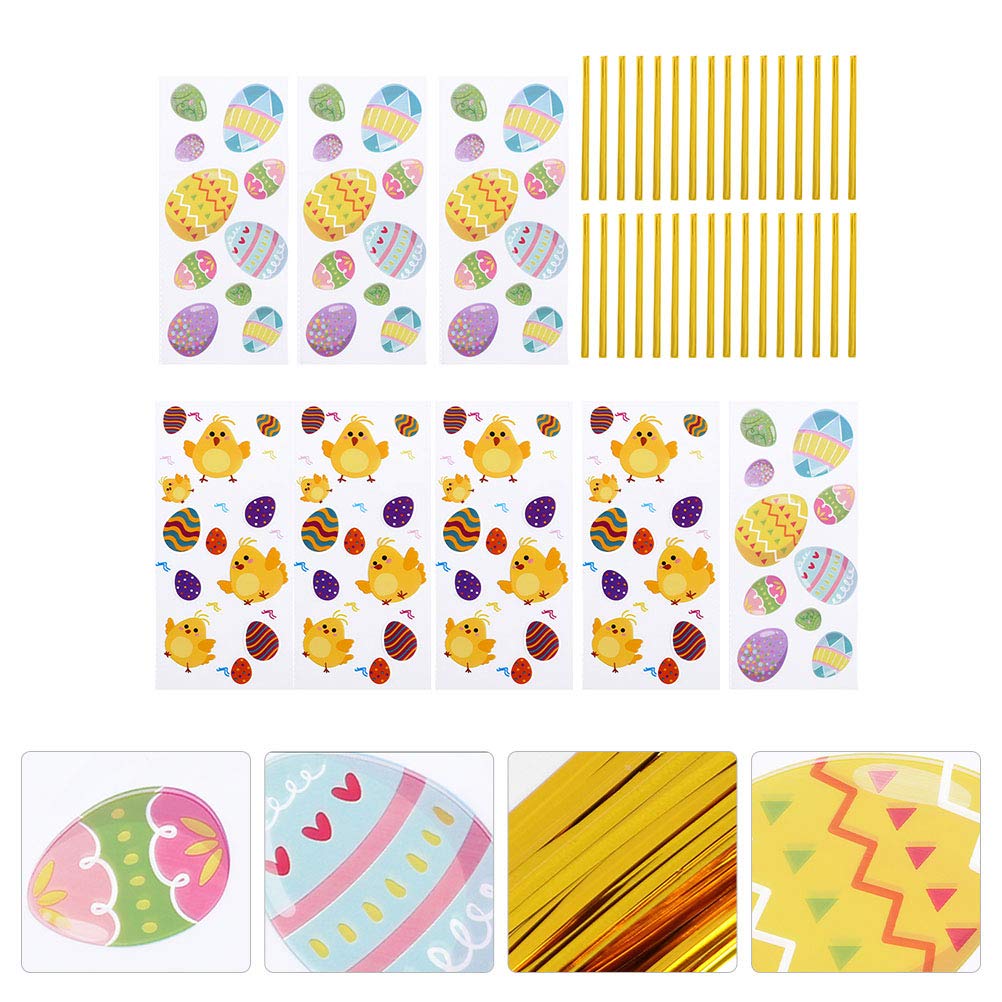 INOOMP 1 Set Easter Goodie Bags - 12 Pack Pastel Colored Treat Bags for Candy, Cookies & Party Favors | Reusable Gift Wrapping Pouches for Easter Egg Hunt, Classroom Treats & Holiday Celebrations