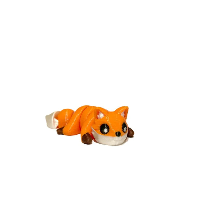 Articulated Fox Toy - Small Poseable Animal Figurine for Kids, Collectors & DIY Crafts | Perfect for Playtime, Display & Creative Projects