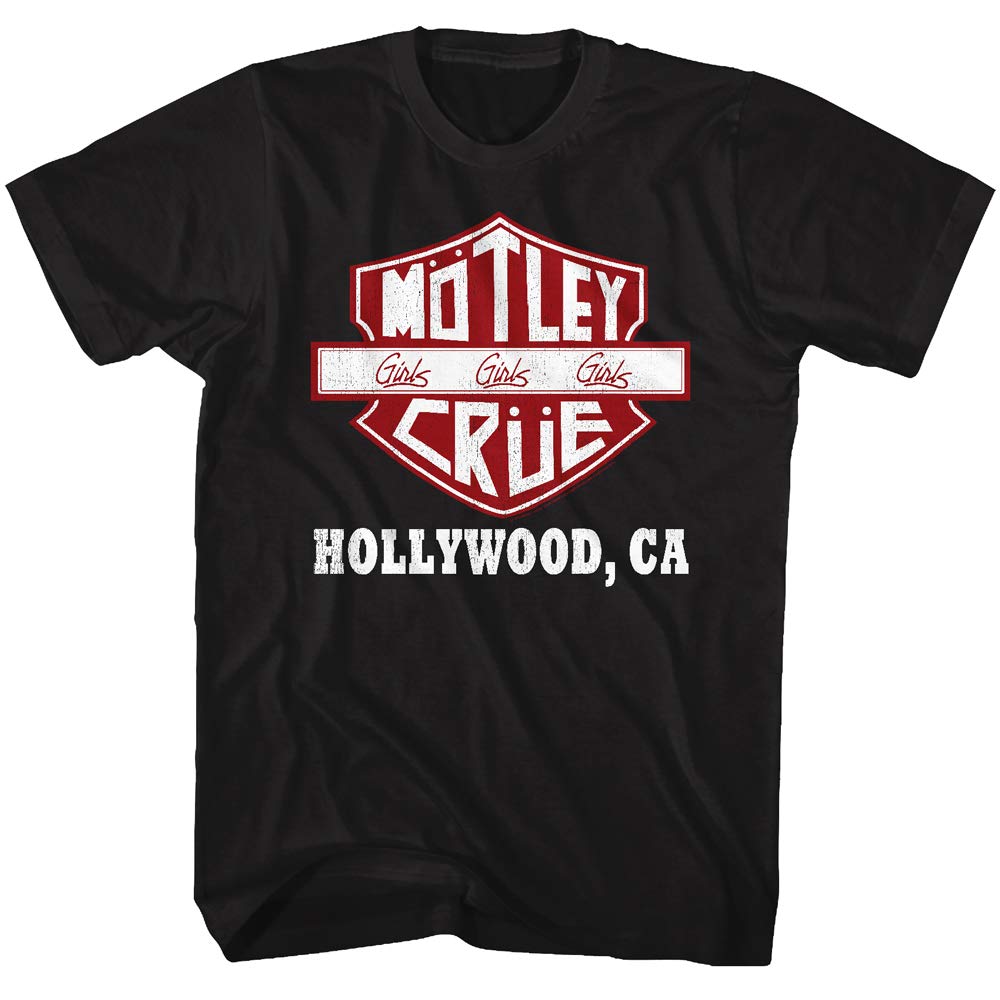 Motley Crue Girls Girls Girls Black T-Shirt for Adults | Vintage Rock Band Tee | Perfect for Concerts, Parties & Casual Wear