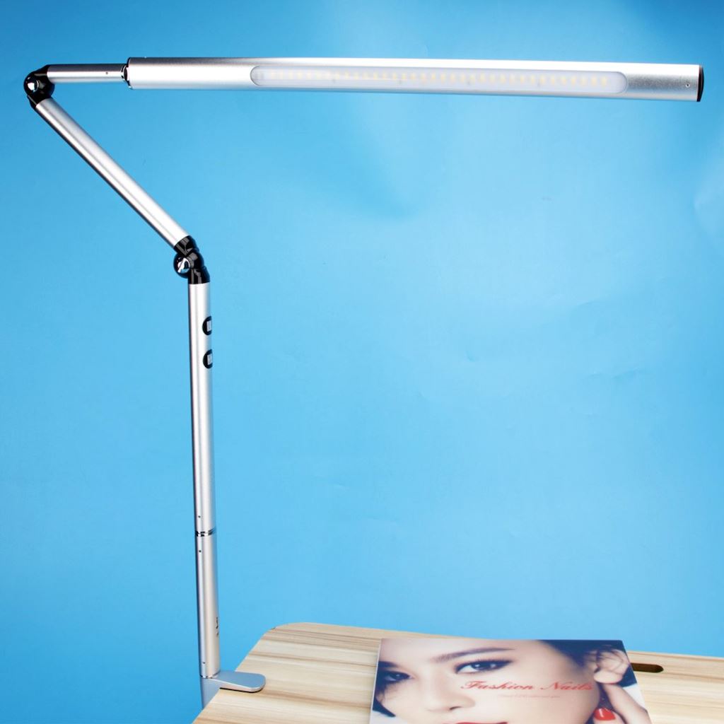 Professional Nail Desk LED Lamp - 360 Degree Adjustable UV/LED Light for Gel Polish Curing - Perfect for Home Salon, Nail Art Studio & DIY Manicures