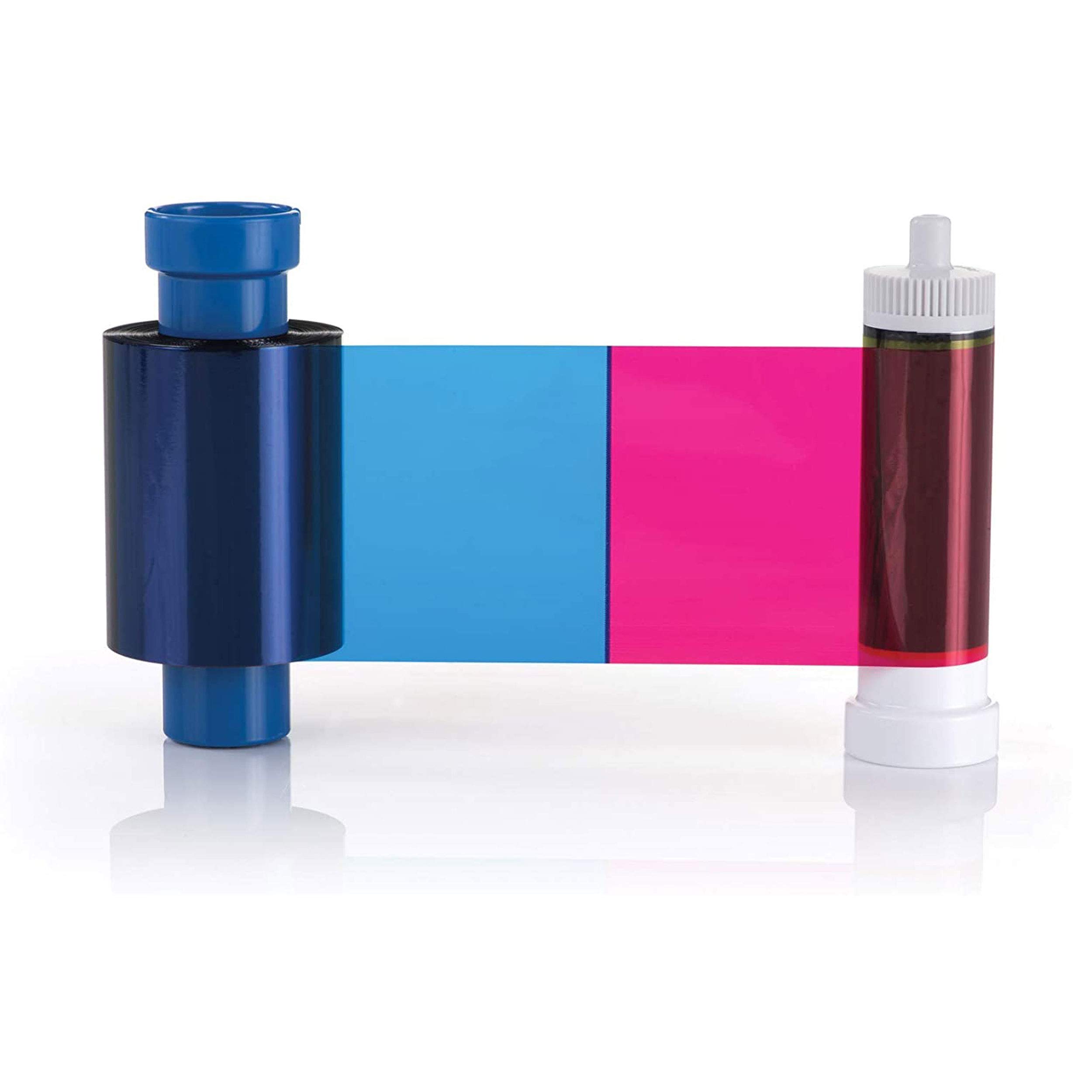 Magicard MC300YMCKO Full-Color Ribbon Printer - Print 300 Single-Sided ID Cards (150 Double-Sided) with YMCKO Ink | Includes Alphacard Cleaning Kit | Perfect for Office Security, School IDs & Employee Badges