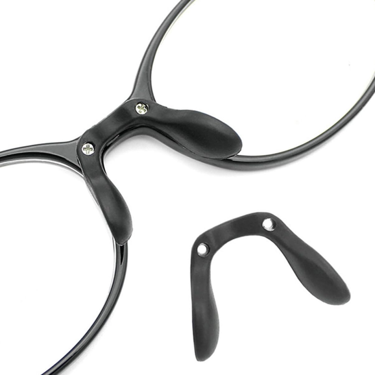 4 Pairs Kids Bike Glasses Nose Pads - Soft Air Chamber Cushion for Children's Bicycle Eyewear - Comfortable Rubber Nose Bridge Pads for Sports & Outdoor Activities