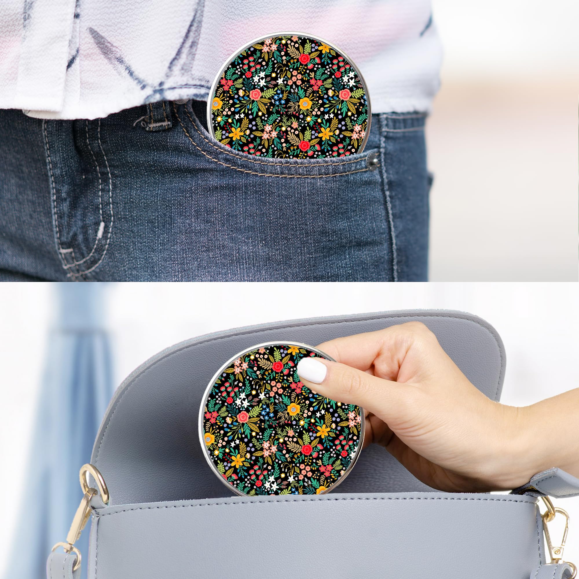 5-in-1 Portable Contact Lens Travel Kit with Mirror & Tools - for Travel, Daily Use & Outdoor Activities