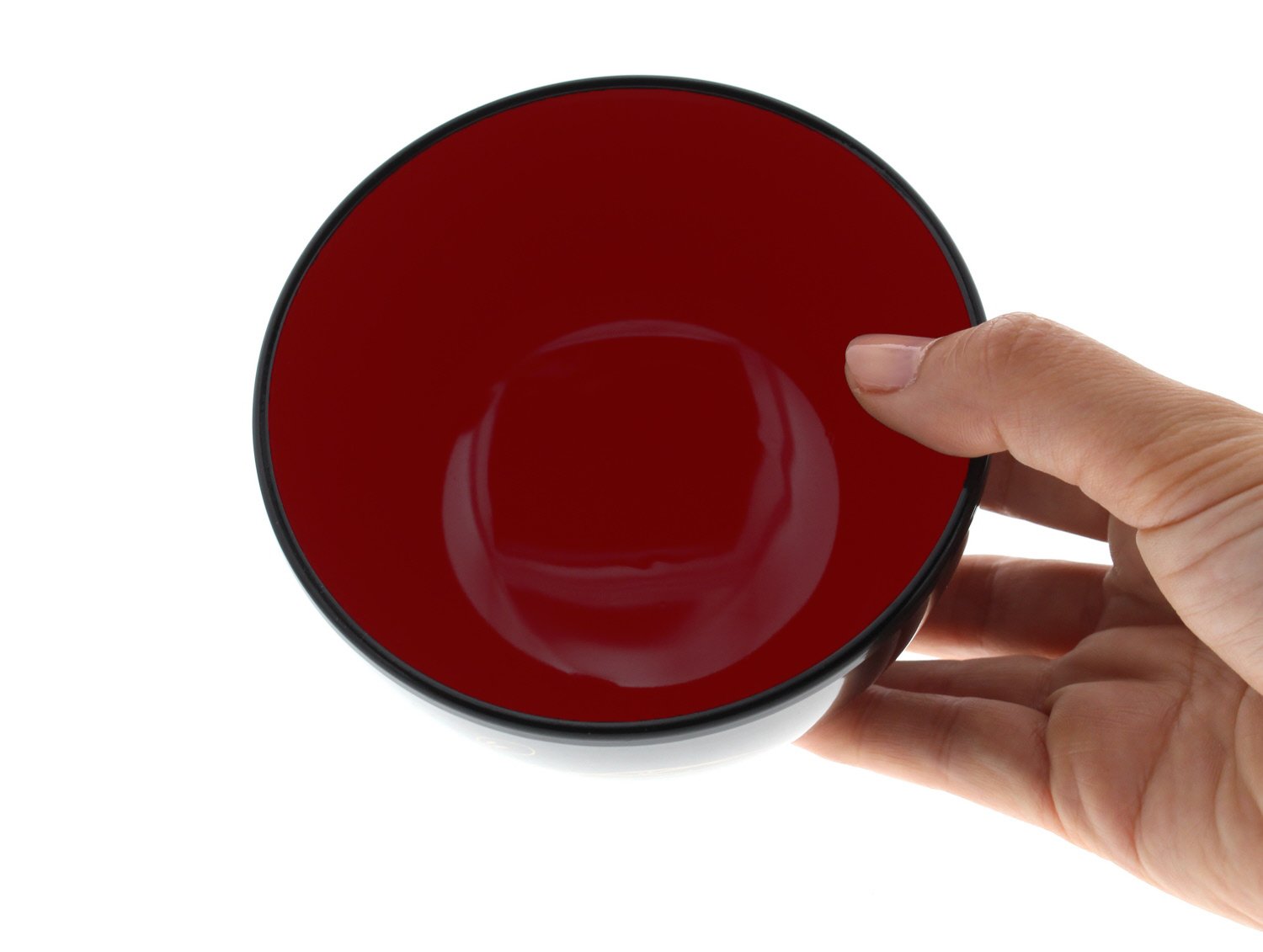 Ishida Microwave and Dishwasher Safe Soup Bowl - Black Bean Rabbit Design for Asian Cuisine, Ramen, Noodles & Home Dining