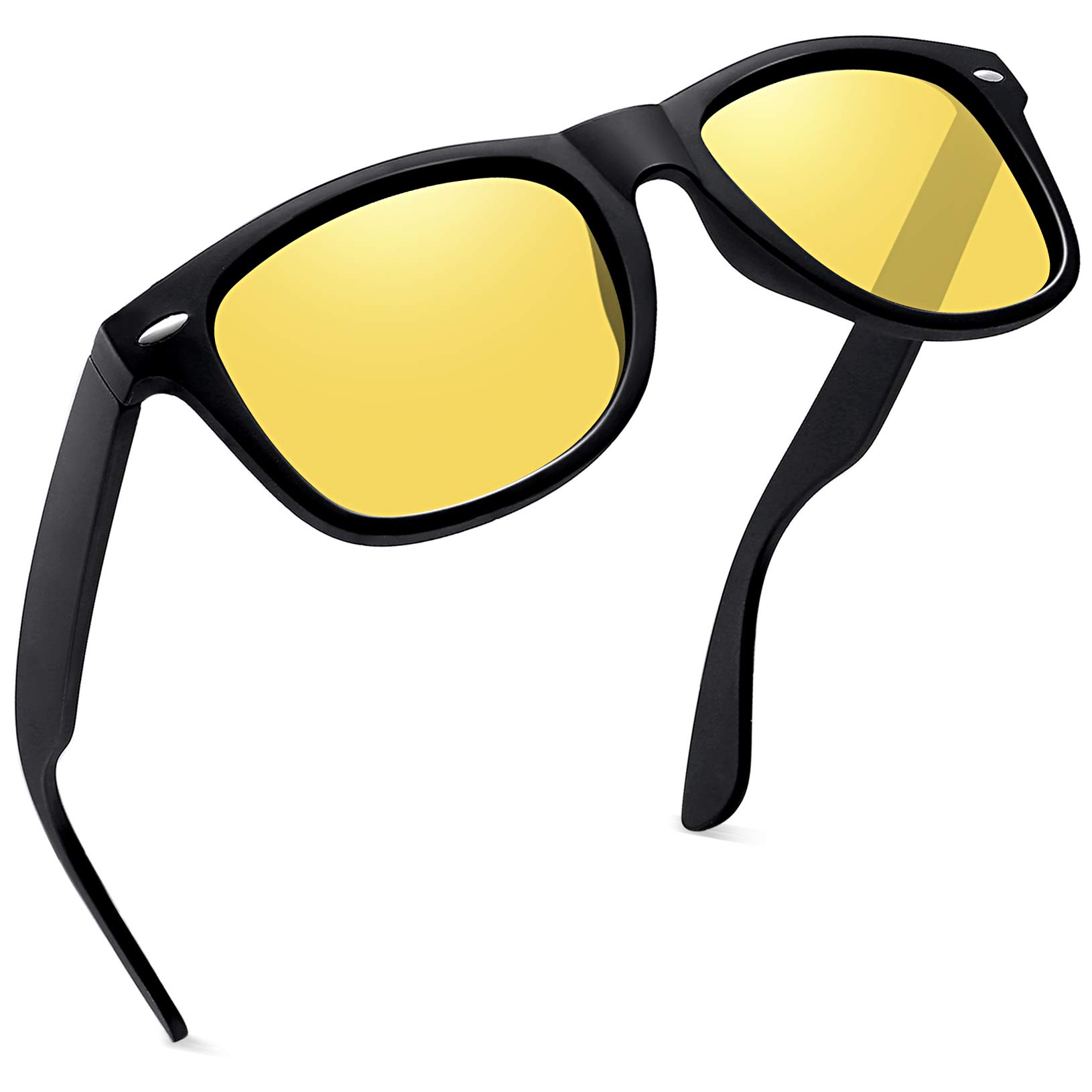 Joopin Square Polarized Sunglasses for Men & Women - UV Protection, Trendy Designer Shades for Outdoor, Driving & Fashion