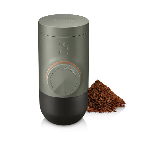 Wacaco MiniPresso GR2 Portable Espresso Maker - Handheld Coffee Machine for Travel, Camping & Office - Compact & Lightweight Espresso Maker for Fresh Coffee Anywhere