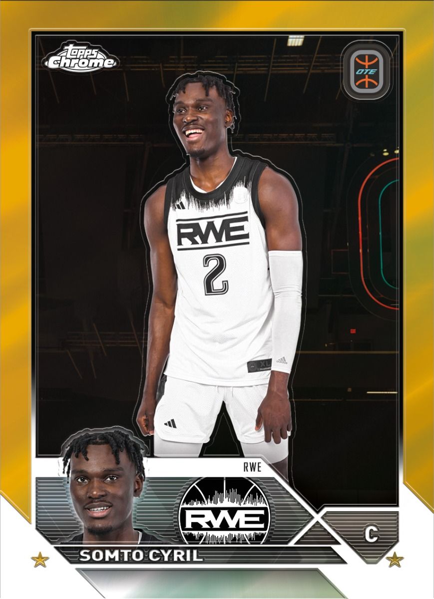 Topps Overtime Elite Chrome 2023-24 Basketball Trading Cards - Collectible Sports Cards for NBA Fans & Card Collectors - Perfect for Trading, Gifting, and Displaying in Your Collection