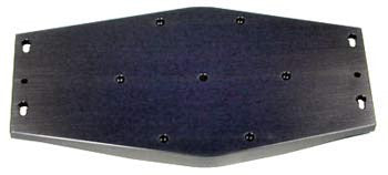15 Ribbed Mounting Plate (1200RP15) - Heavy Duty Metal Bracket for Motorcycle, ATV & Automotive Accessories - Perfect for Off-Road, Custom Builds & Vehicle Modifications