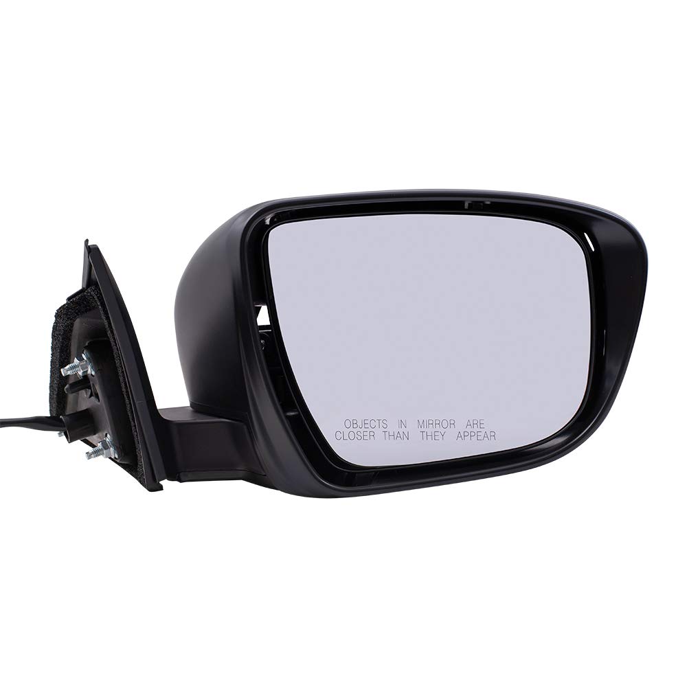 2014-2020 Nissan Rogue Power Side Mirror Set - Driver Left & Passenger Right Replacement, Black Paint-to-Match, Non-Heated (No Signal/Camera) - Perfect for Parking Safety & Urban Driving