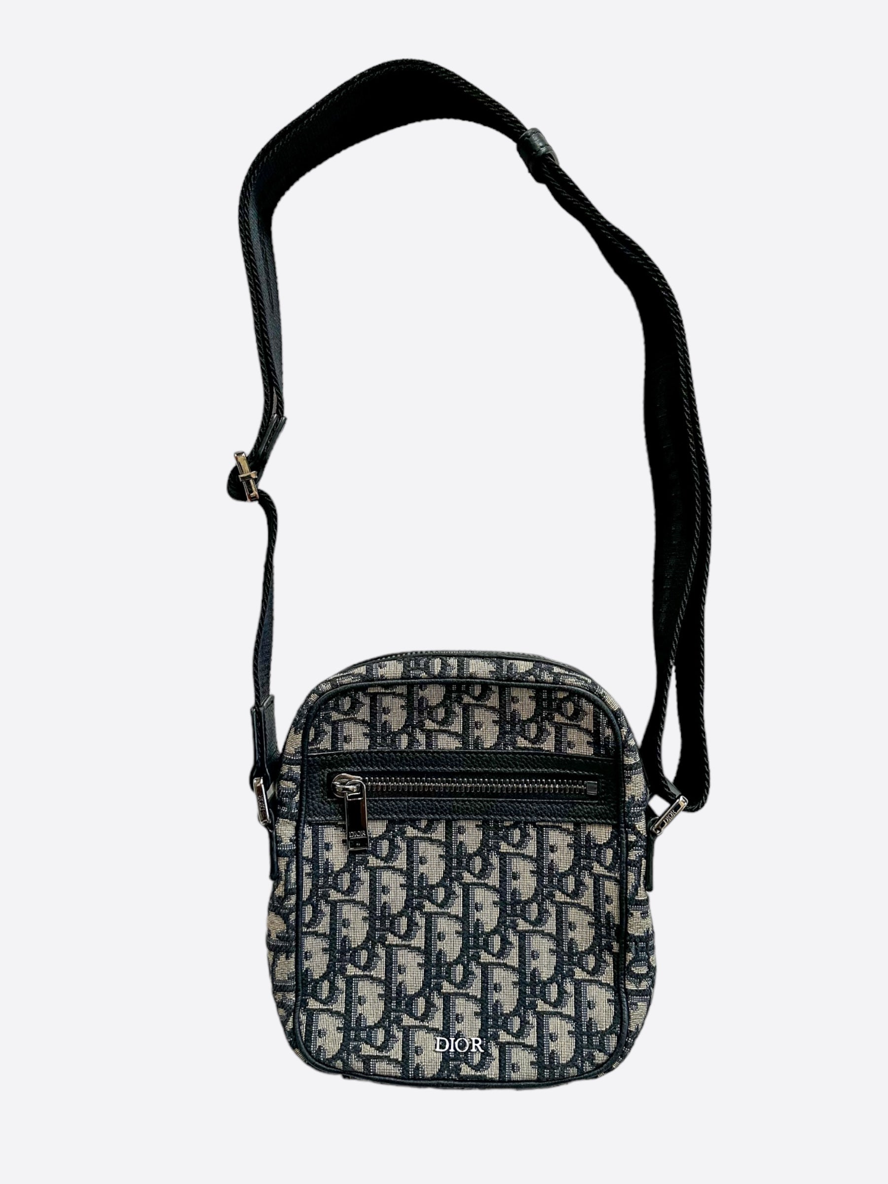 Dior Beige Oblique Messenger Pouch - Luxury Crossbody Bag for Women | Perfect for Everyday Use, Travel & Special Occasions