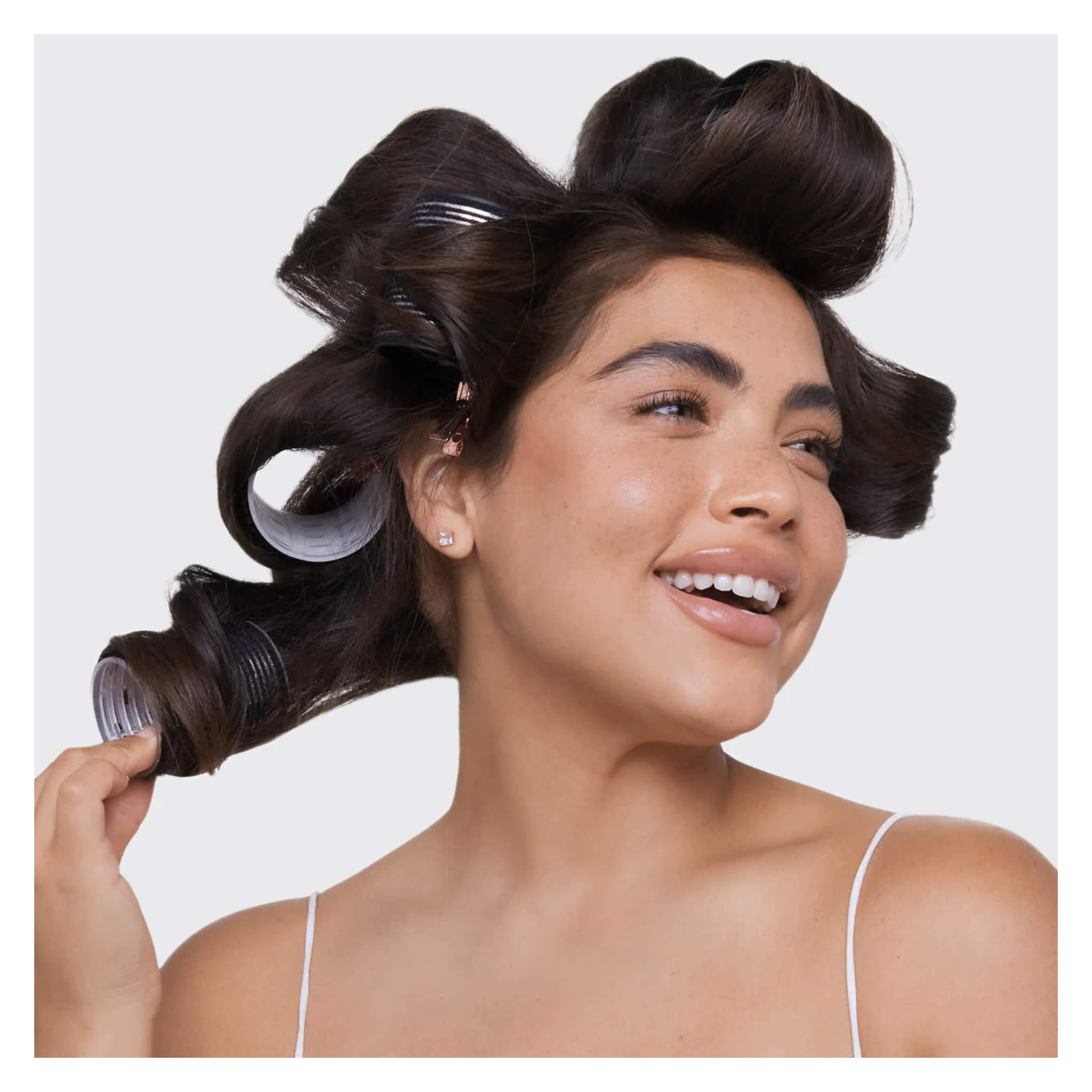 Ceramic Hair Roller for Curly & Smooth Hair - Professional Heat Resistant Styling Tool for Salon & Home Use - Perfect for Beach Waves, Volume & Shine