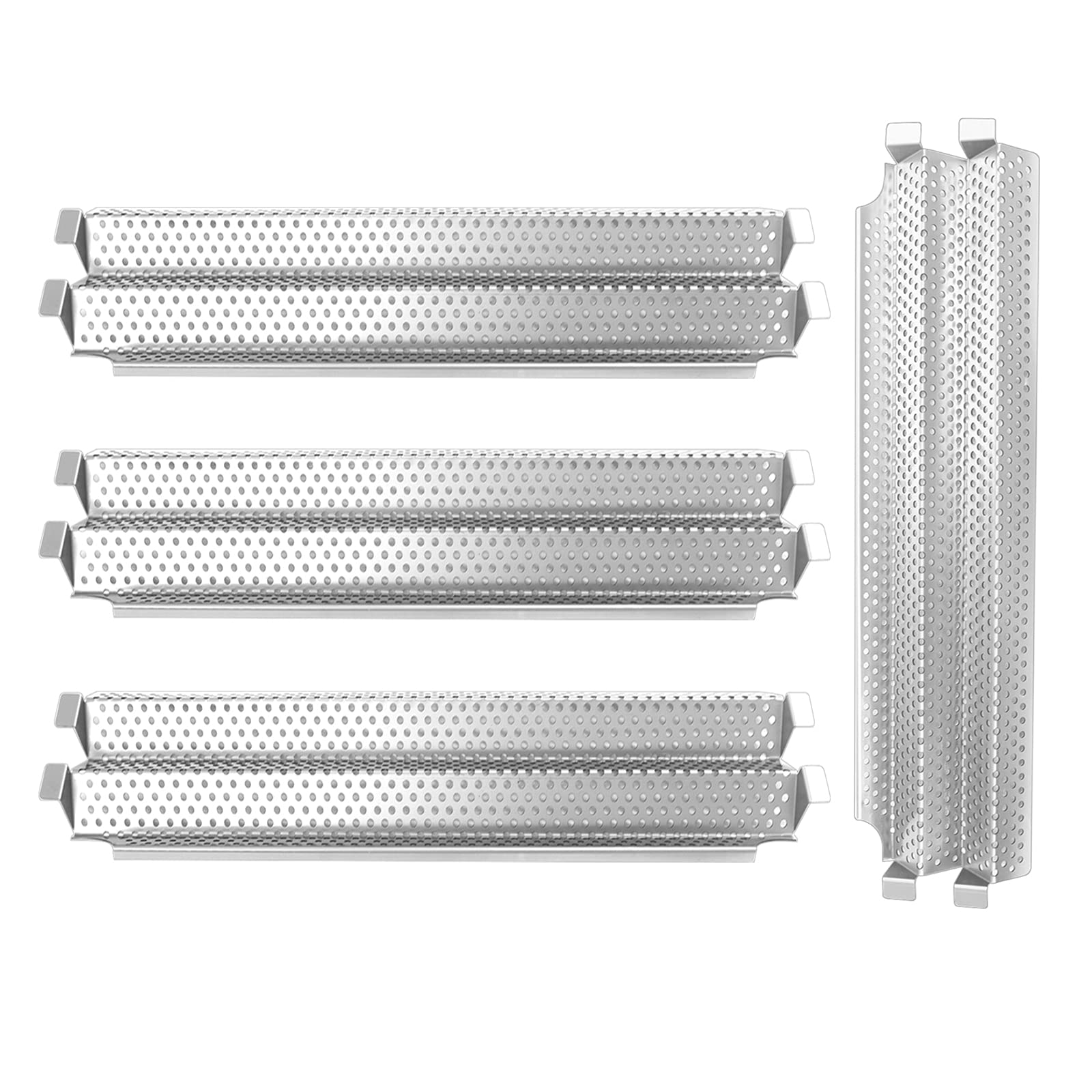 Stainless Steel Heat Plate Shield - 4 Pack Gas Burner Covers for Viking VGBQ 30