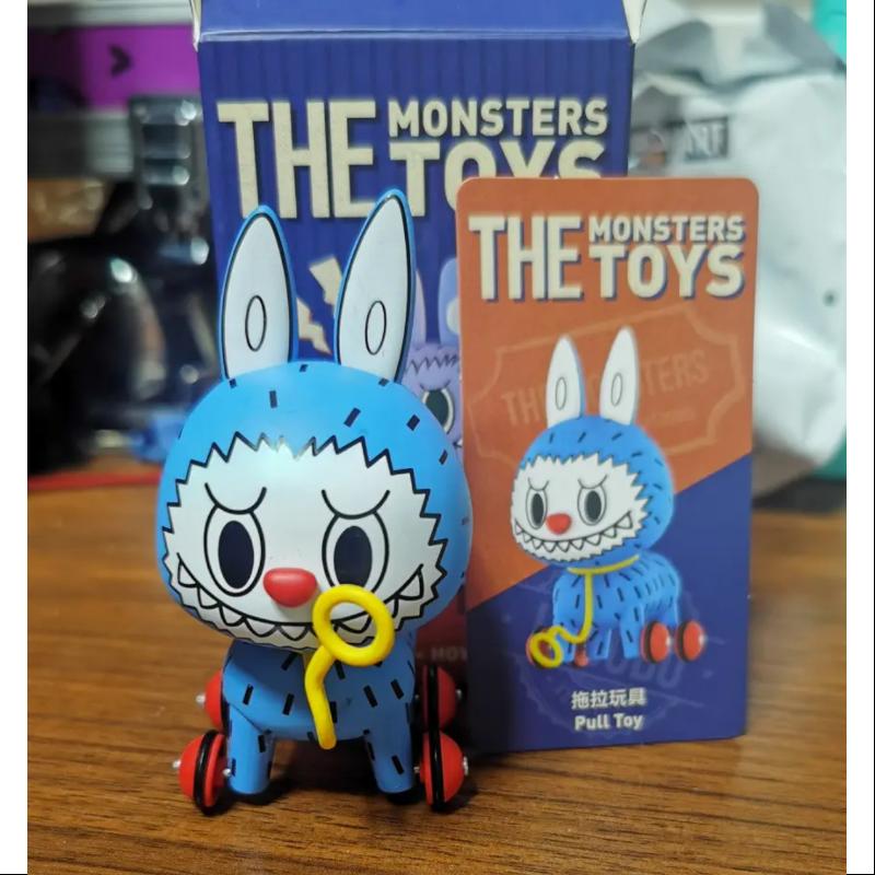 Labubu The Monsters Series Pull Toy - Cute Collectible Vinyl Figure for Kids & Adults | Perfect for Home Decor, Gift Giving & Toy Collections