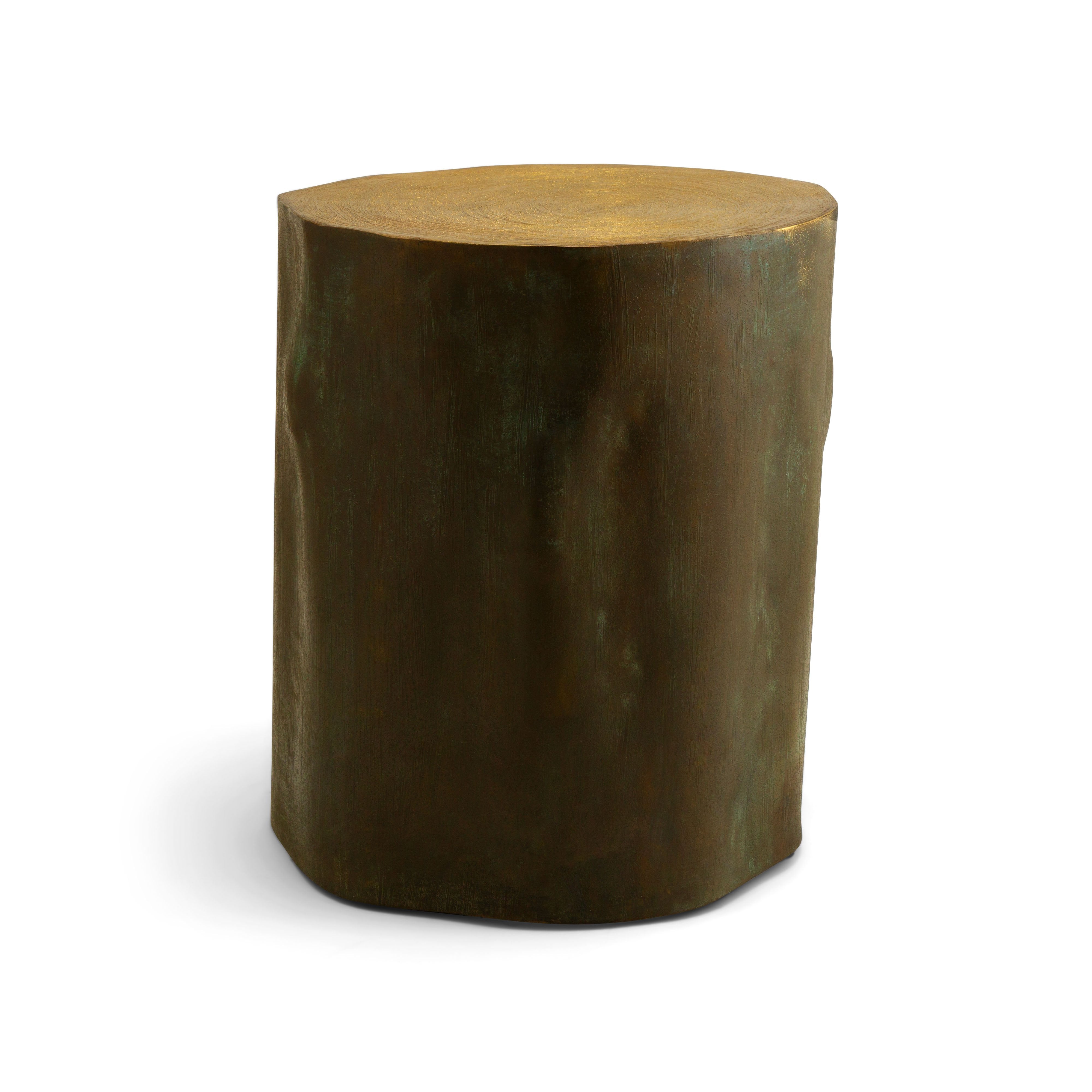 Handcrafted Wooden Etched Stool - Unique Boho Home Decor Accent Piece for Living Room, Bedroom or Patio